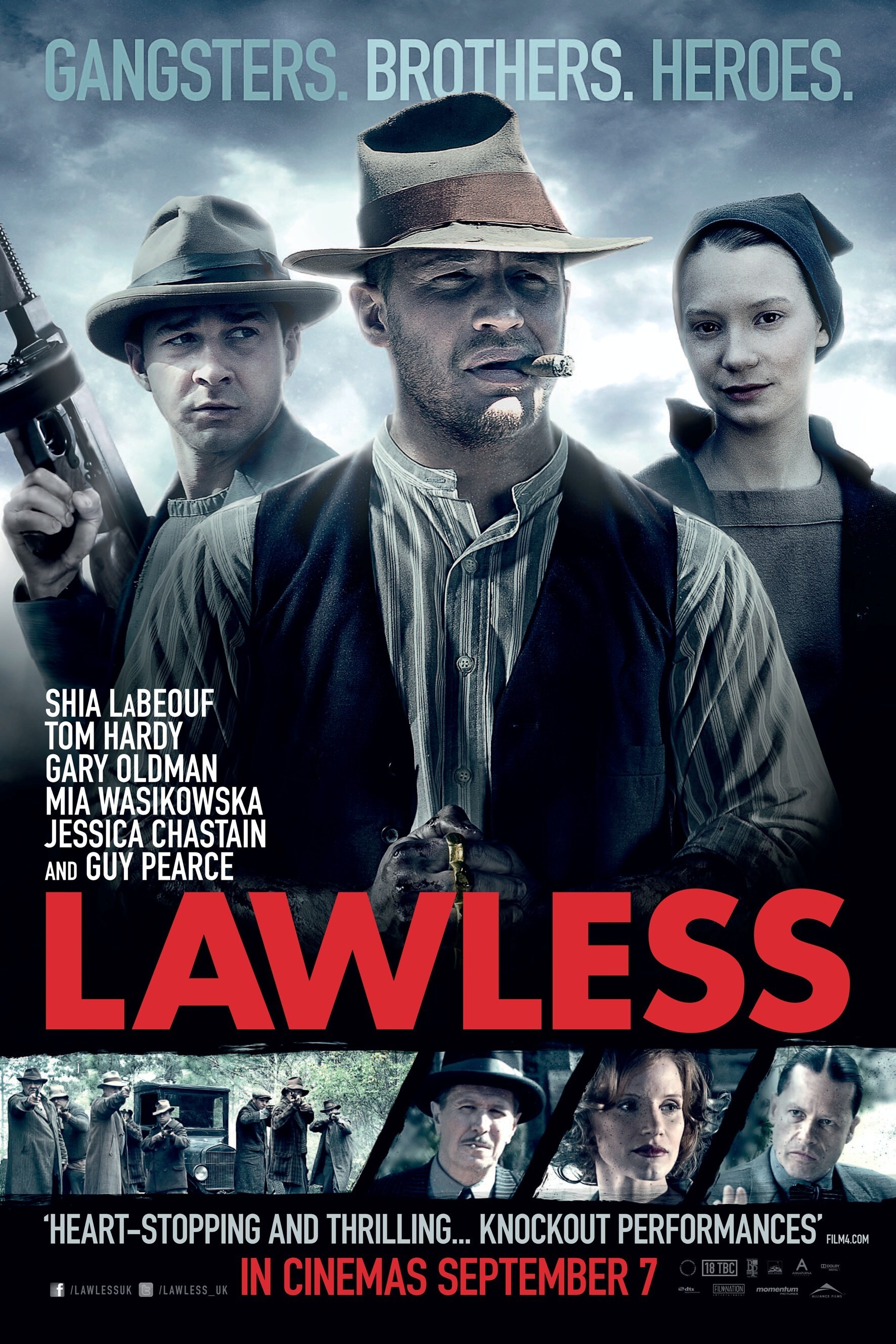 Mega Sized Movie Poster Image for Lawless (#12 of 14)