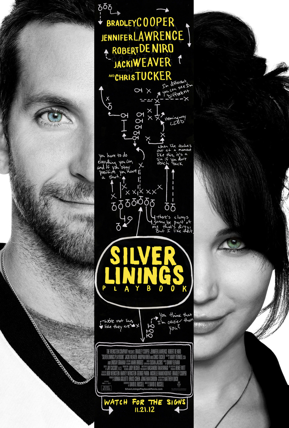 Extra Large Movie Poster Image for Silver Linings Playbook (#1 of 6)