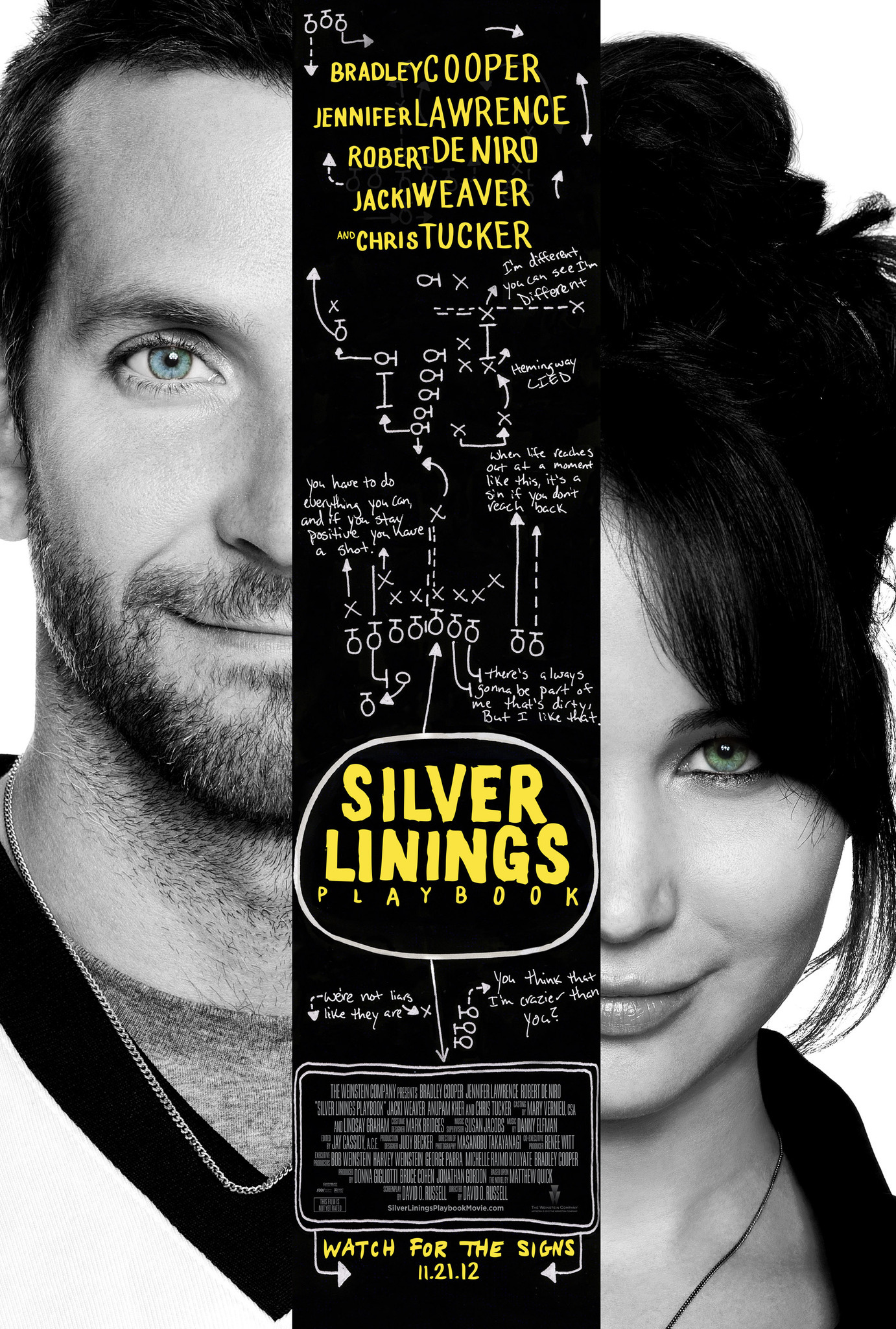 Mega Sized Movie Poster Image for Silver Linings Playbook (#1 of 6)