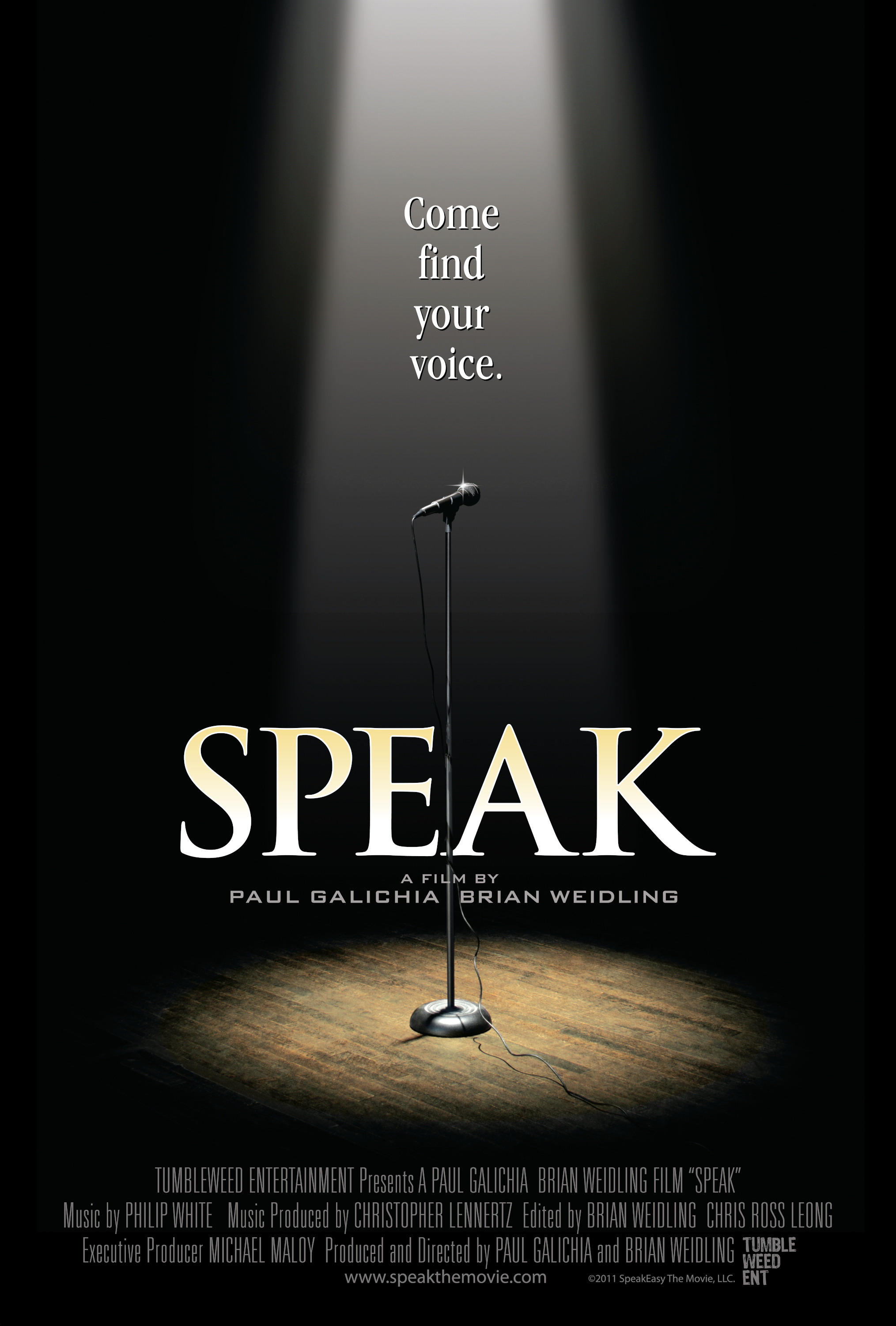 Mega Sized Movie Poster Image for Speak 