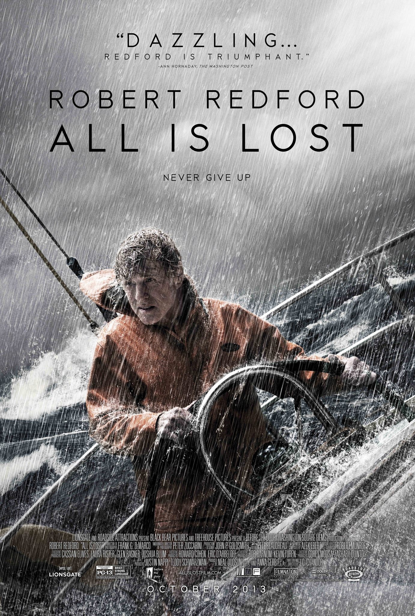 Mega Sized Movie Poster Image for All Is Lost (#1 of 6)