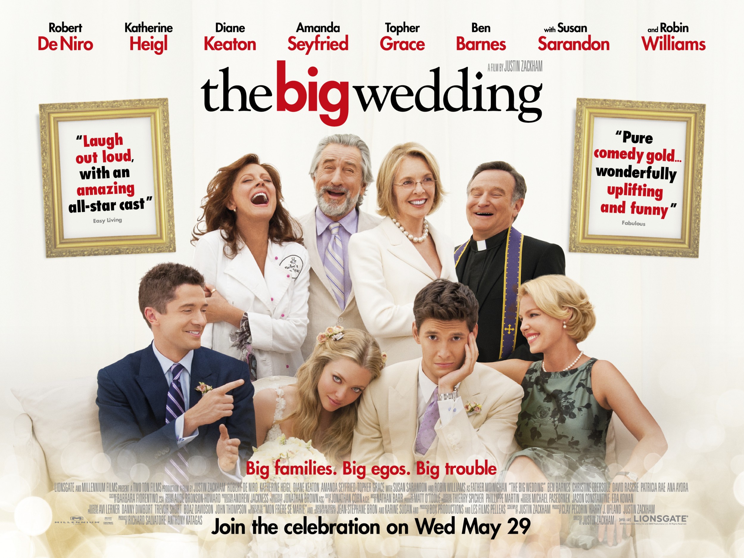 Mega Sized Movie Poster Image for The Big Wedding (#4 of 4)
