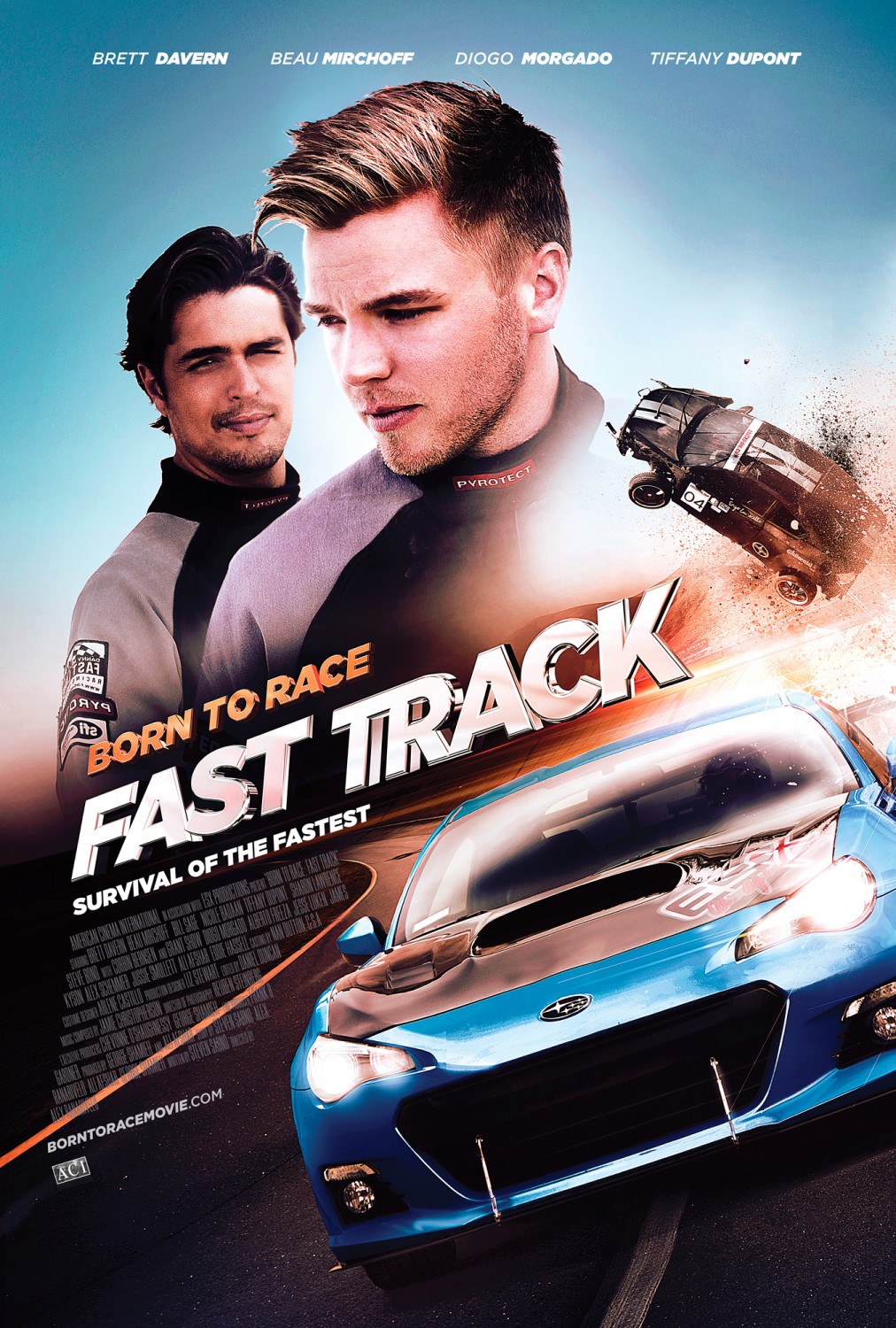 Extra Large Movie Poster Image for Born to Race: Fast Track 