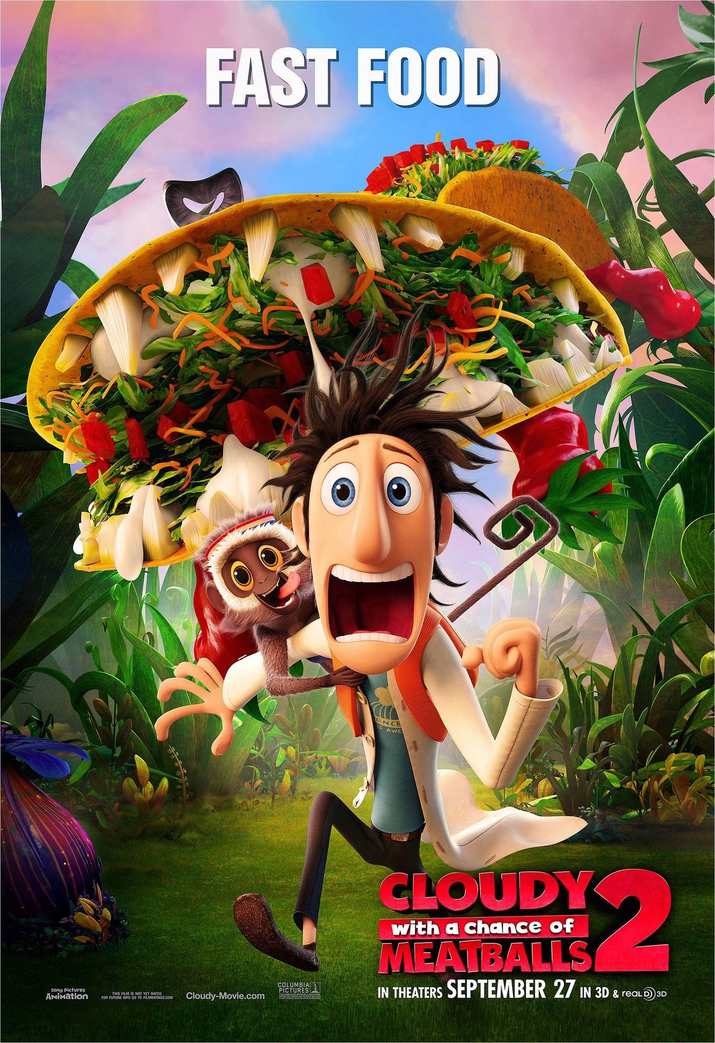 Mega Sized Movie Poster Image for Cloudy with a Chance of Meatballs 2 (#7 of 9)