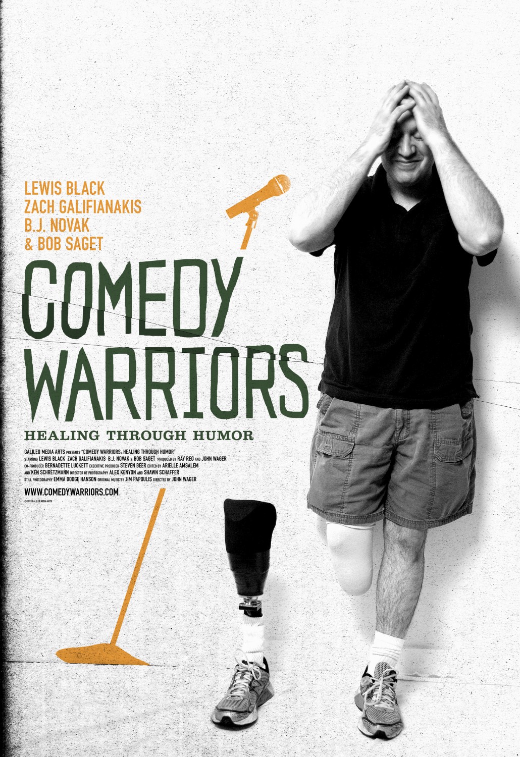Extra Large Movie Poster Image for Comedy Warriors: Healing Through Humor 