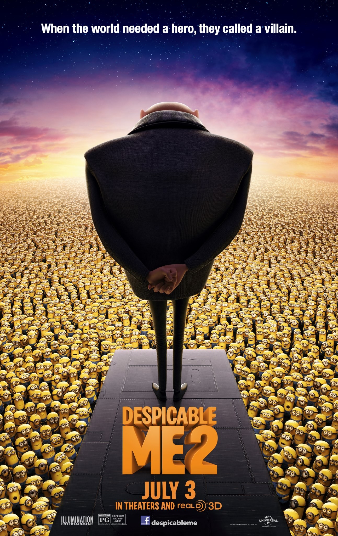Mega Sized Movie Poster Image for Despicable Me 2 (#7 of 28)