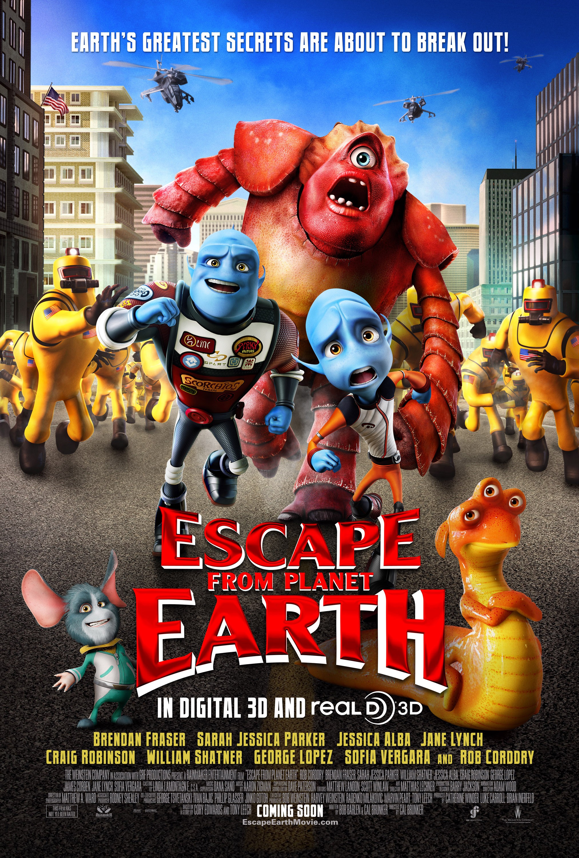 Mega Sized Movie Poster Image for Escape from Planet Earth (#2 of 10)