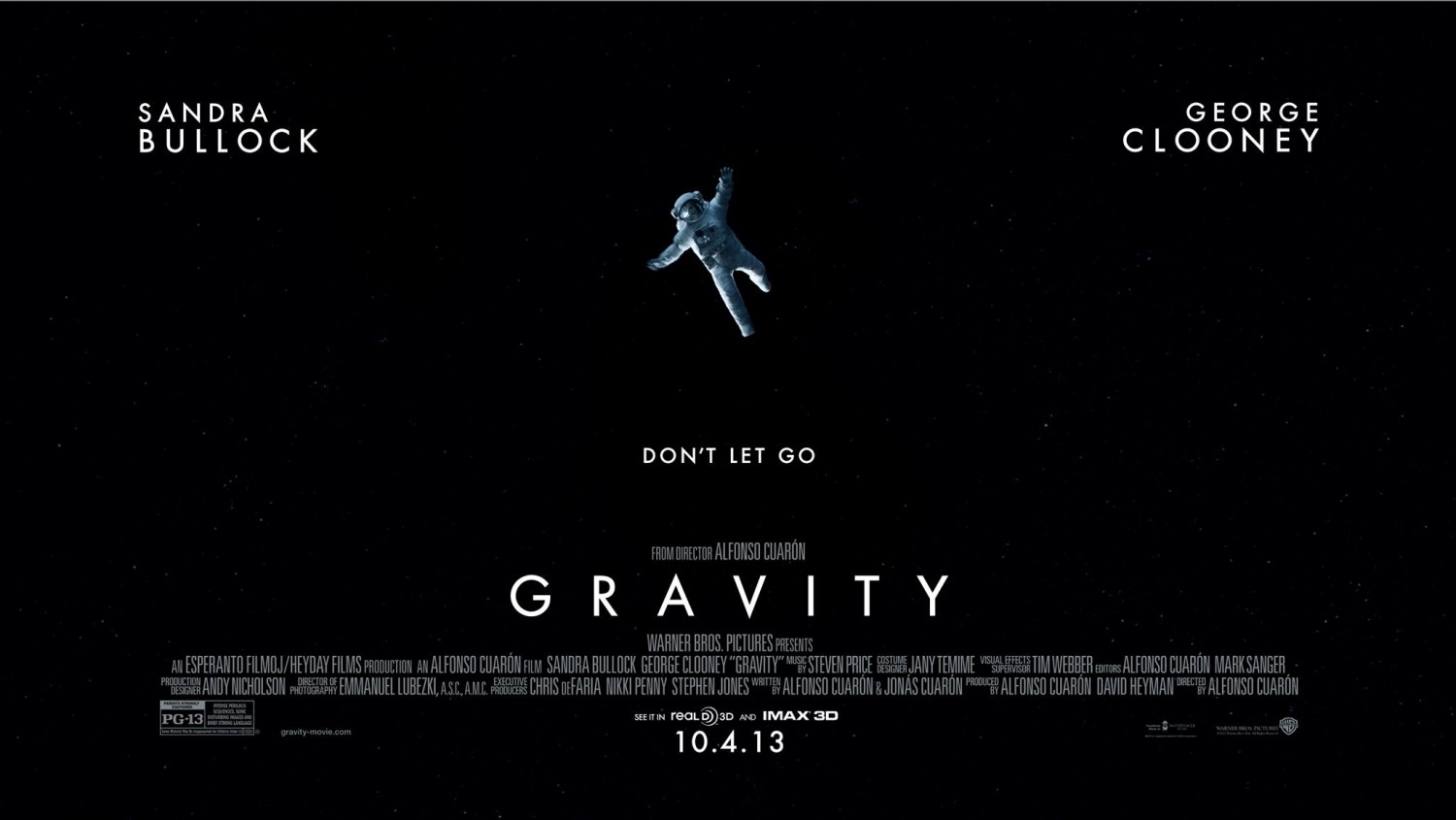 Extra Large Movie Poster Image for Gravity (#2 of 8)