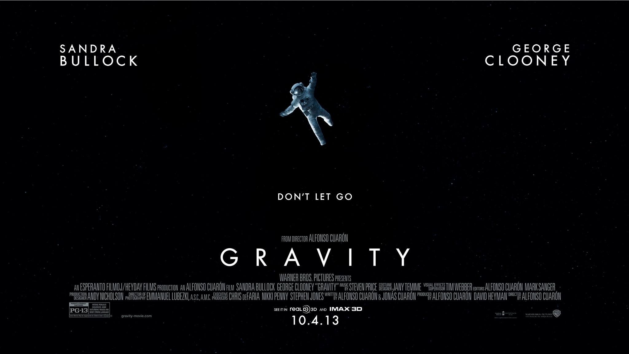 Mega Sized Movie Poster Image for Gravity (#2 of 8)