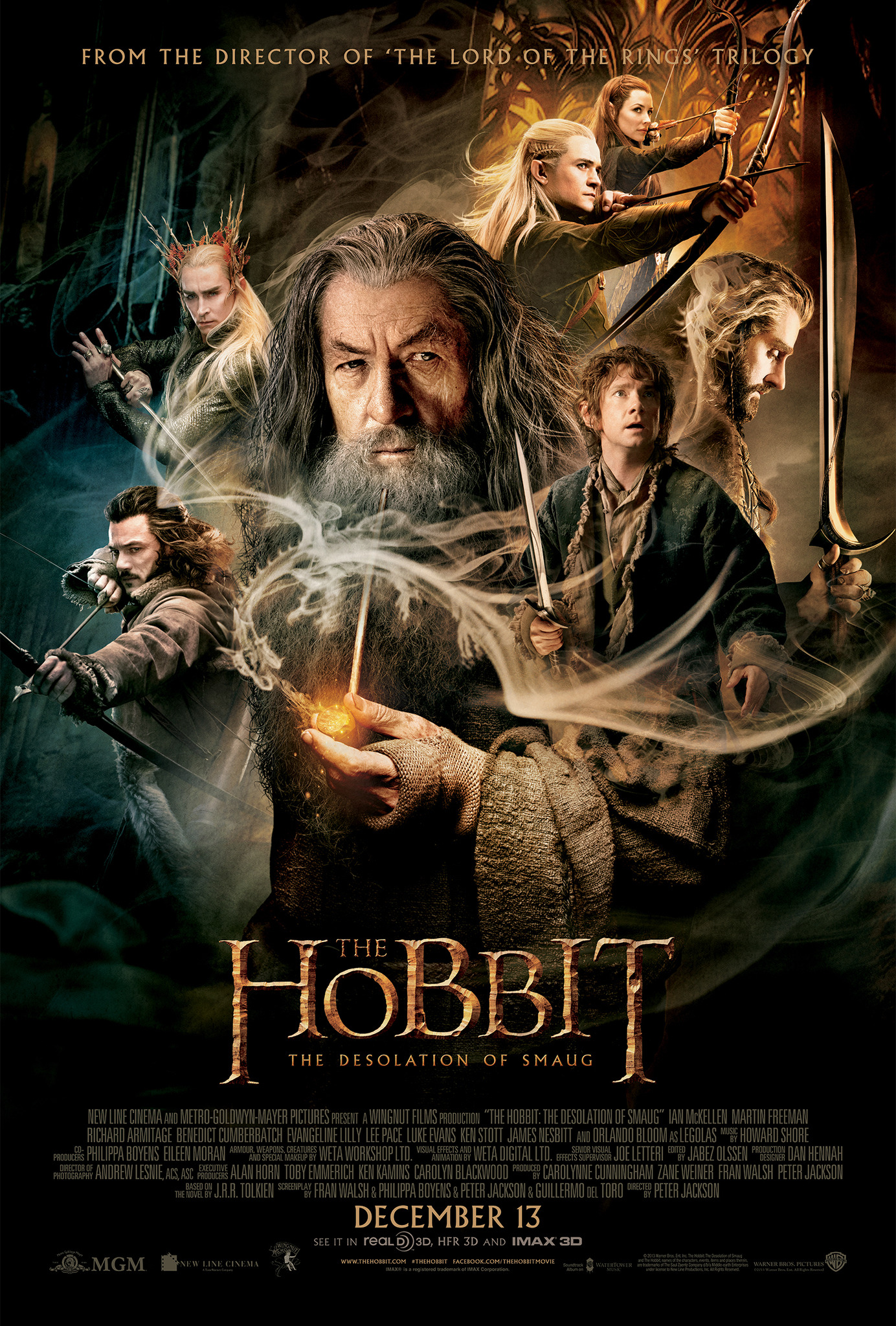 Mega Sized Movie Poster Image for The Hobbit: The Desolation of Smaug (#15 of 33)