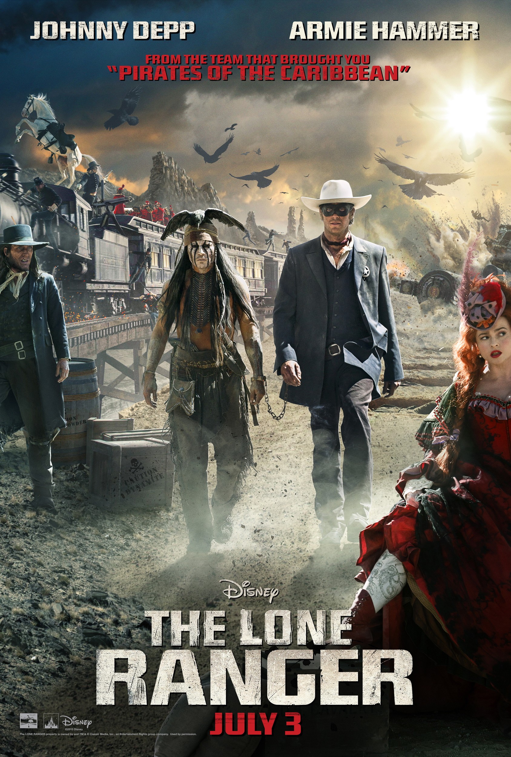 Mega Sized Movie Poster Image for The Lone Ranger (#12 of 25)
