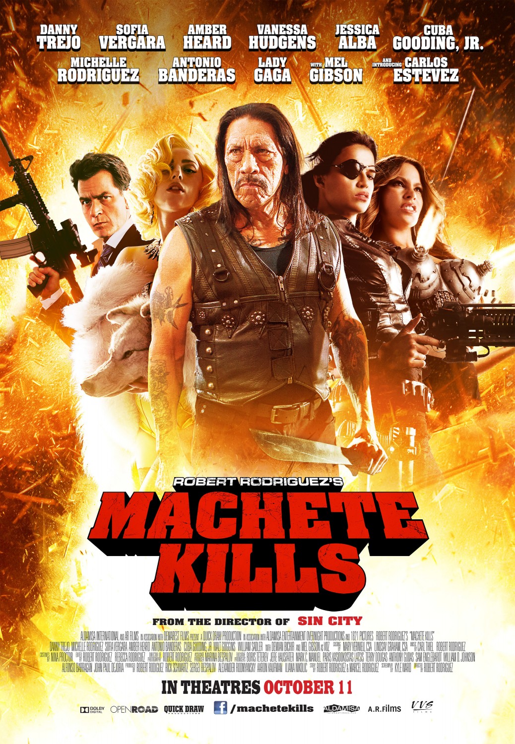 Extra Large Movie Poster Image for Machete Kills (#13 of 27)