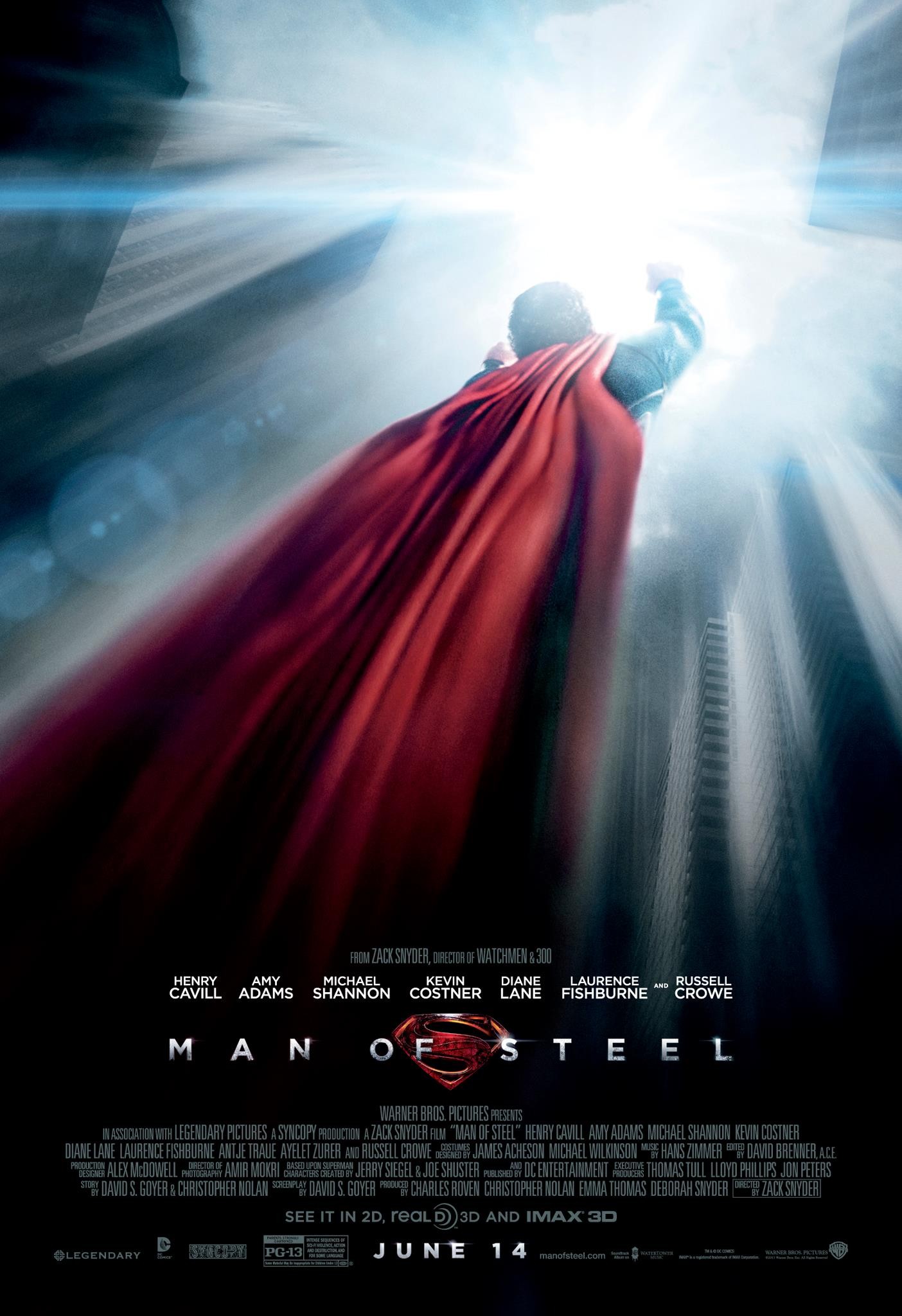 Mega Sized Movie Poster Image for Man of Steel (#7 of 16)