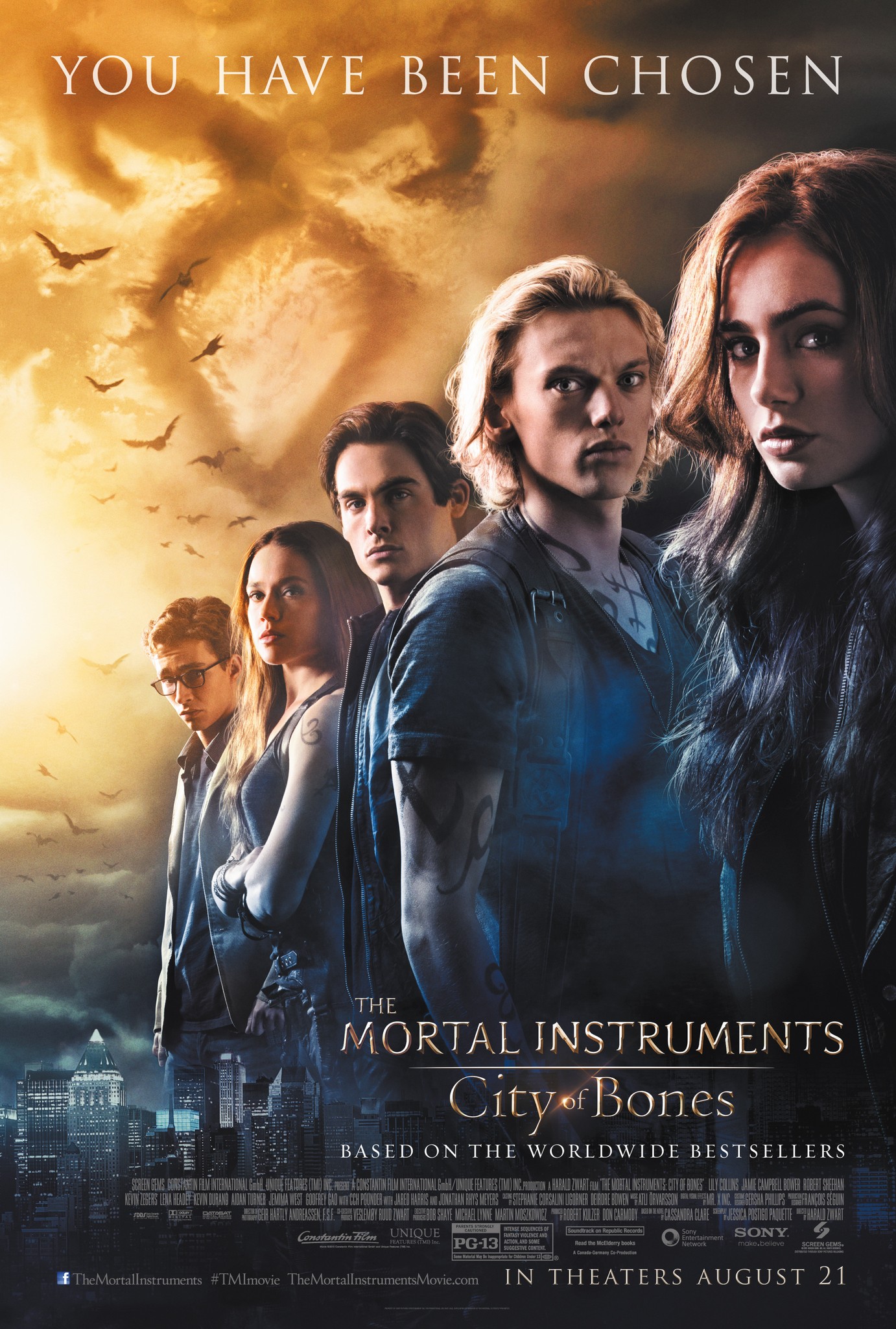 Mega Sized Movie Poster Image for The Mortal Instruments: City of Bones (#11 of 15)