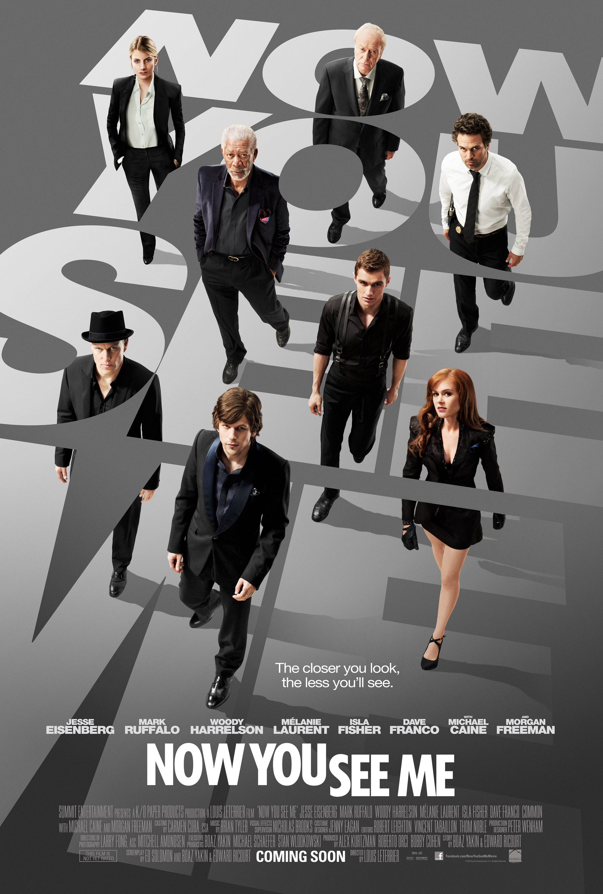 Mega Sized Movie Poster Image for Now You See Me (#1 of 4)