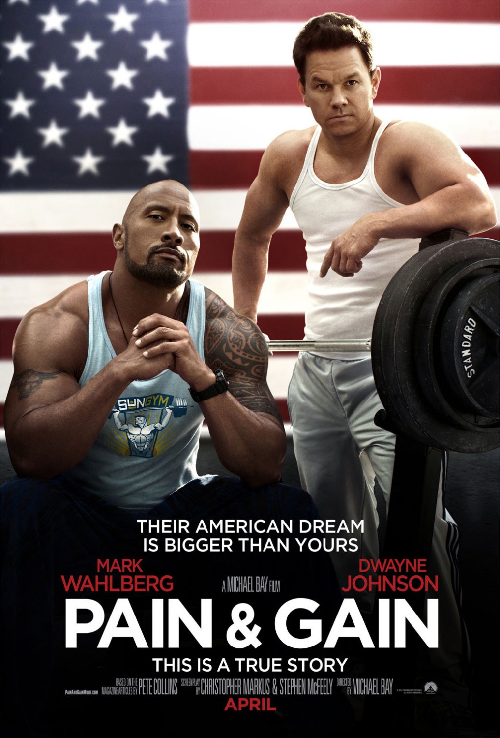 Extra Large Movie Poster Image for Pain and Gain (#2 of 6)