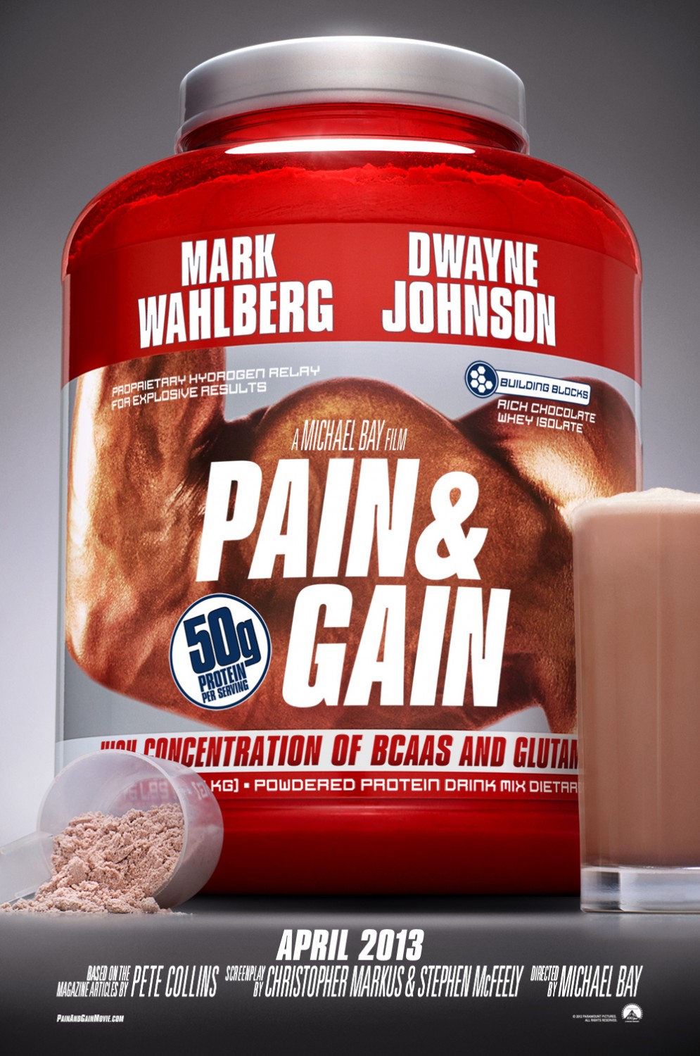 Extra Large Movie Poster Image for Pain and Gain (#1 of 6)