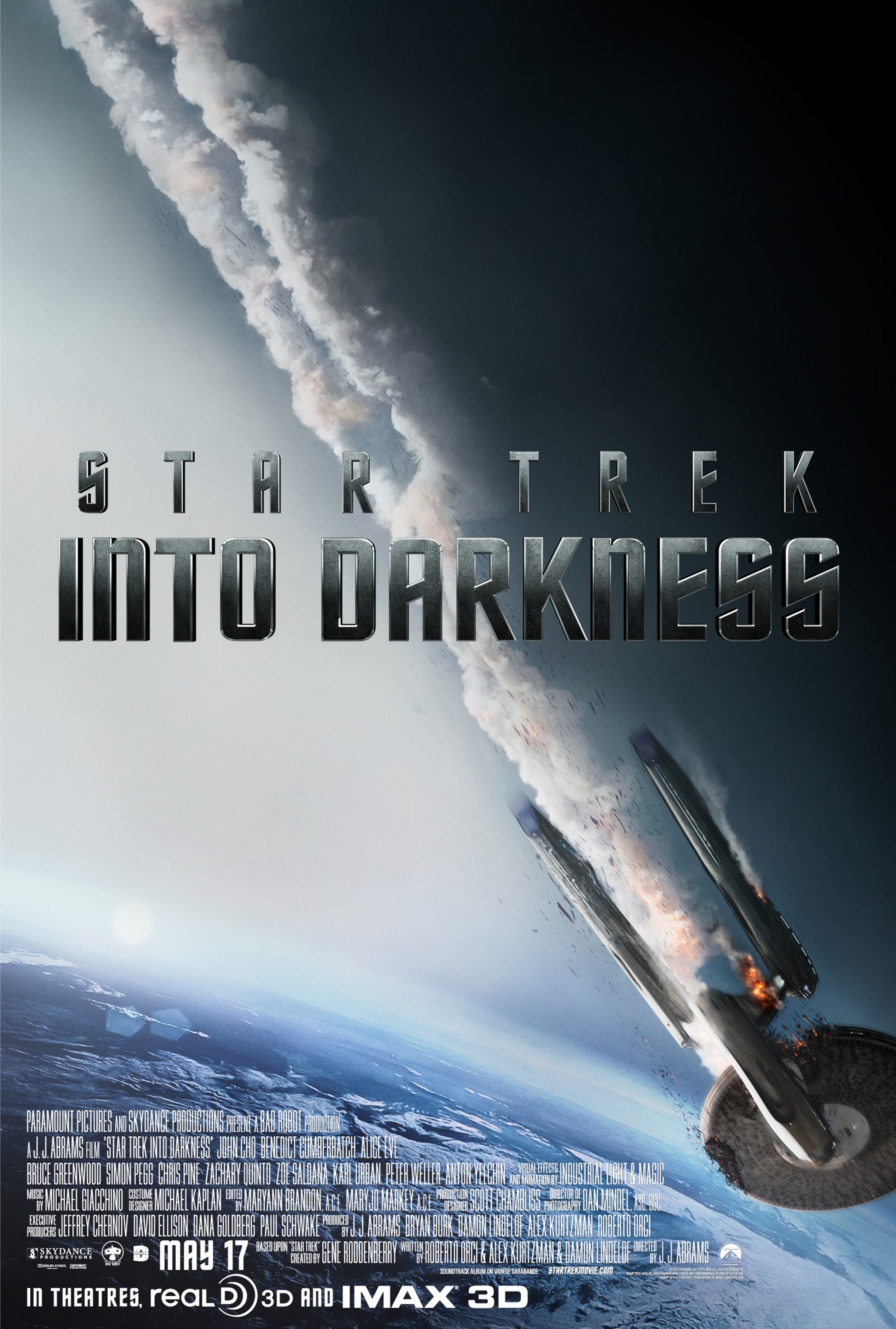 Mega Sized Movie Poster Image for Star Trek Into Darkness (#4 of 22)