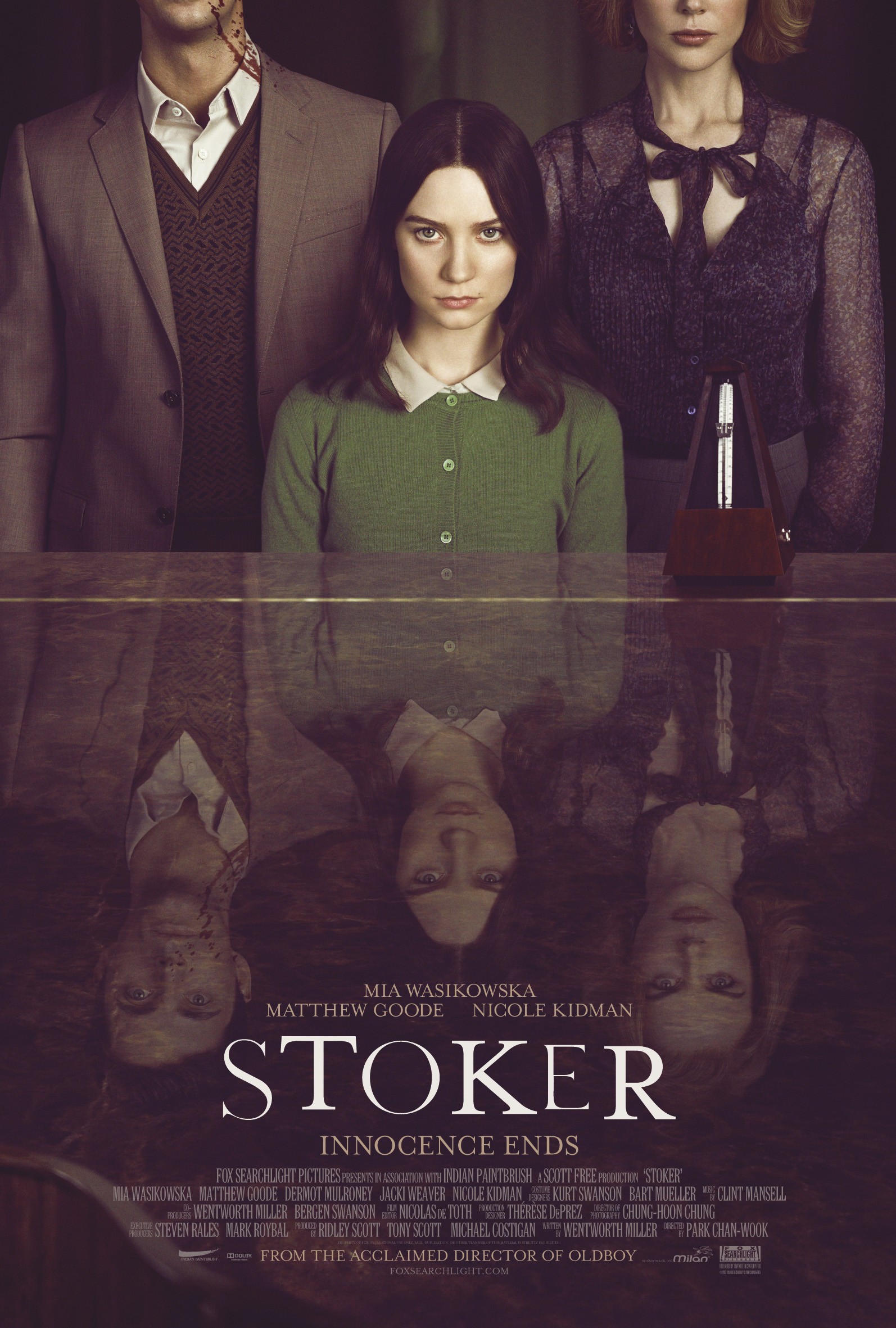 Mega Sized Movie Poster Image for Stoker (#3 of 7)