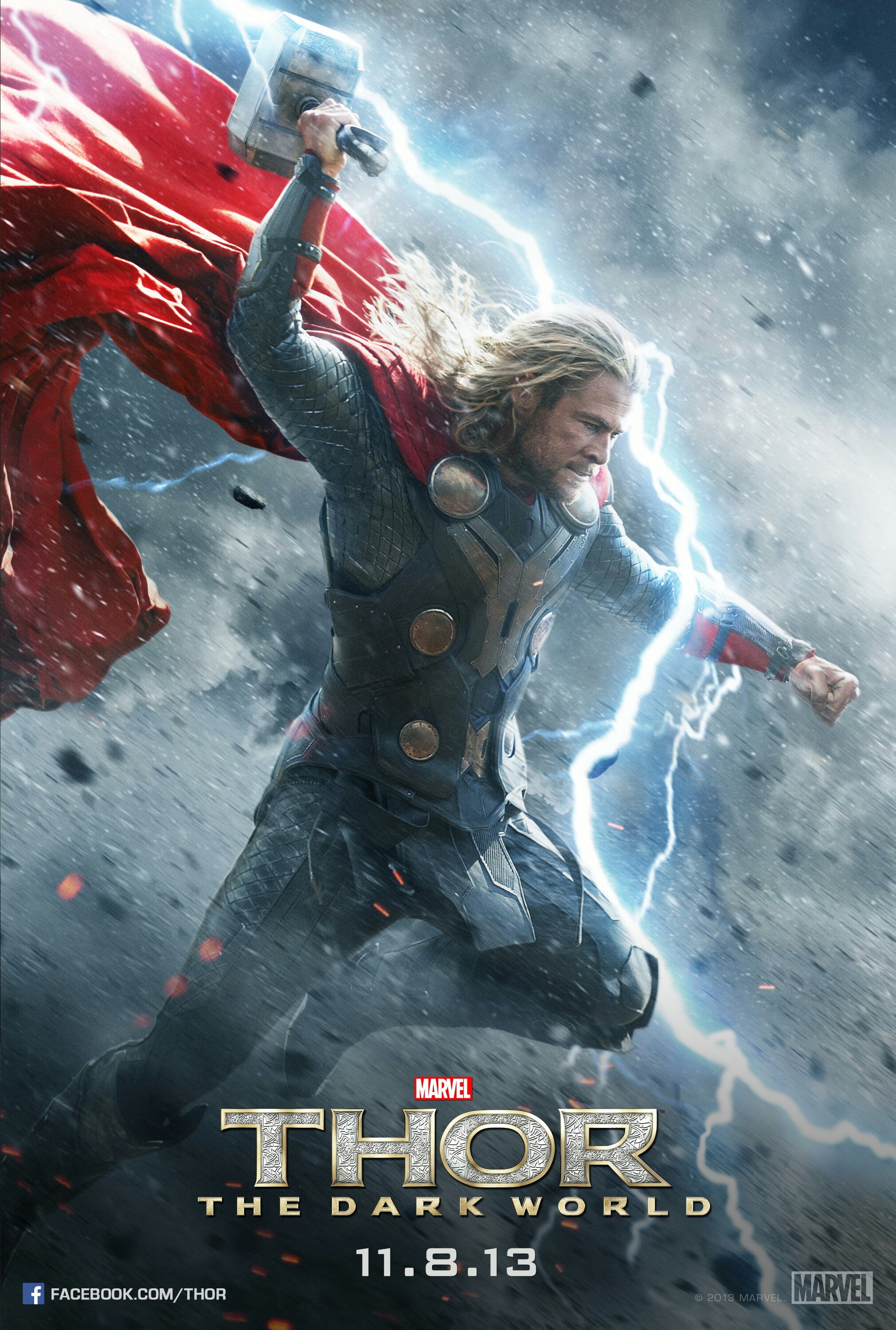 Mega Sized Movie Poster Image for Thor: The Dark World (#3 of 19)