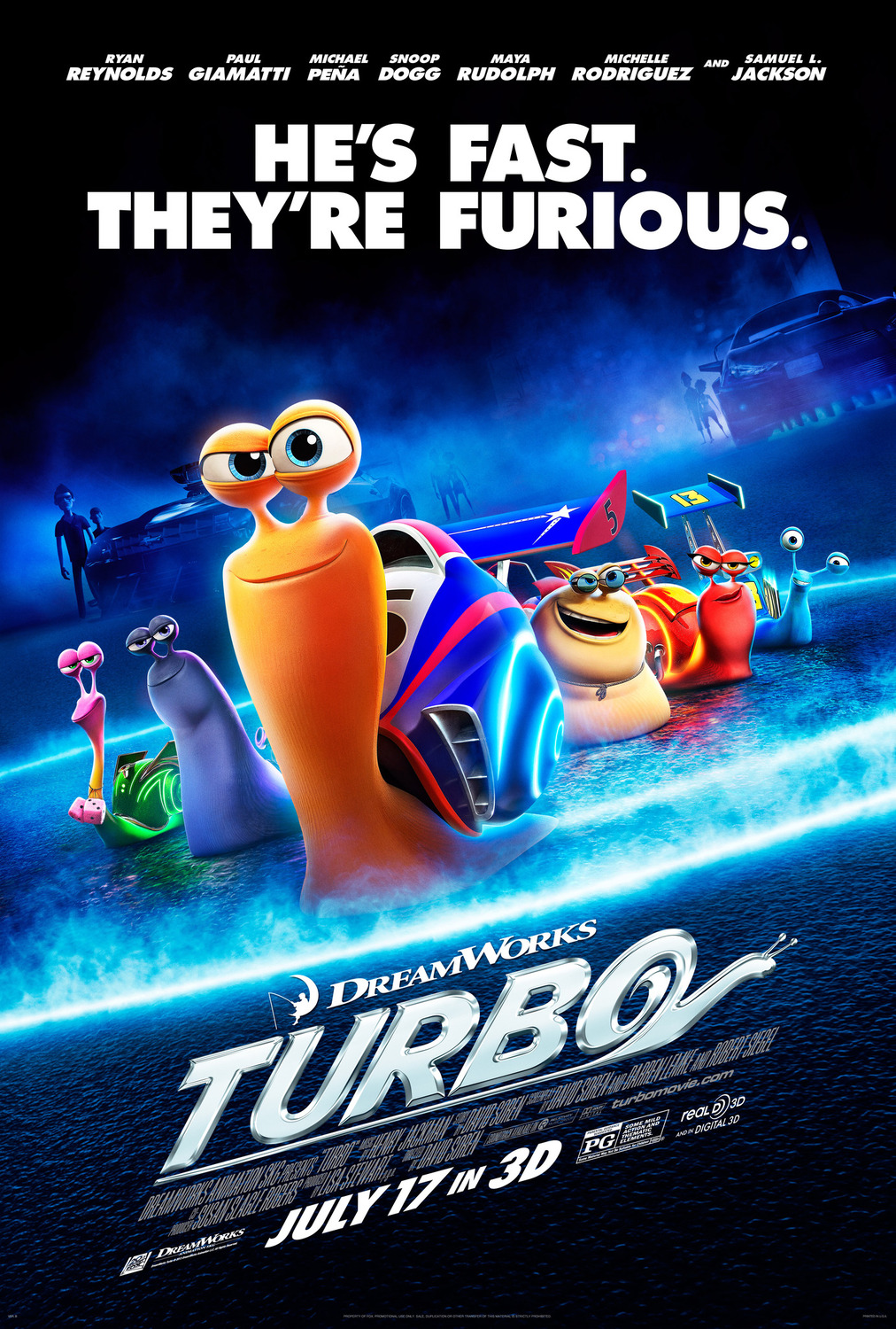 Extra Large Movie Poster Image for Turbo (#3 of 12)