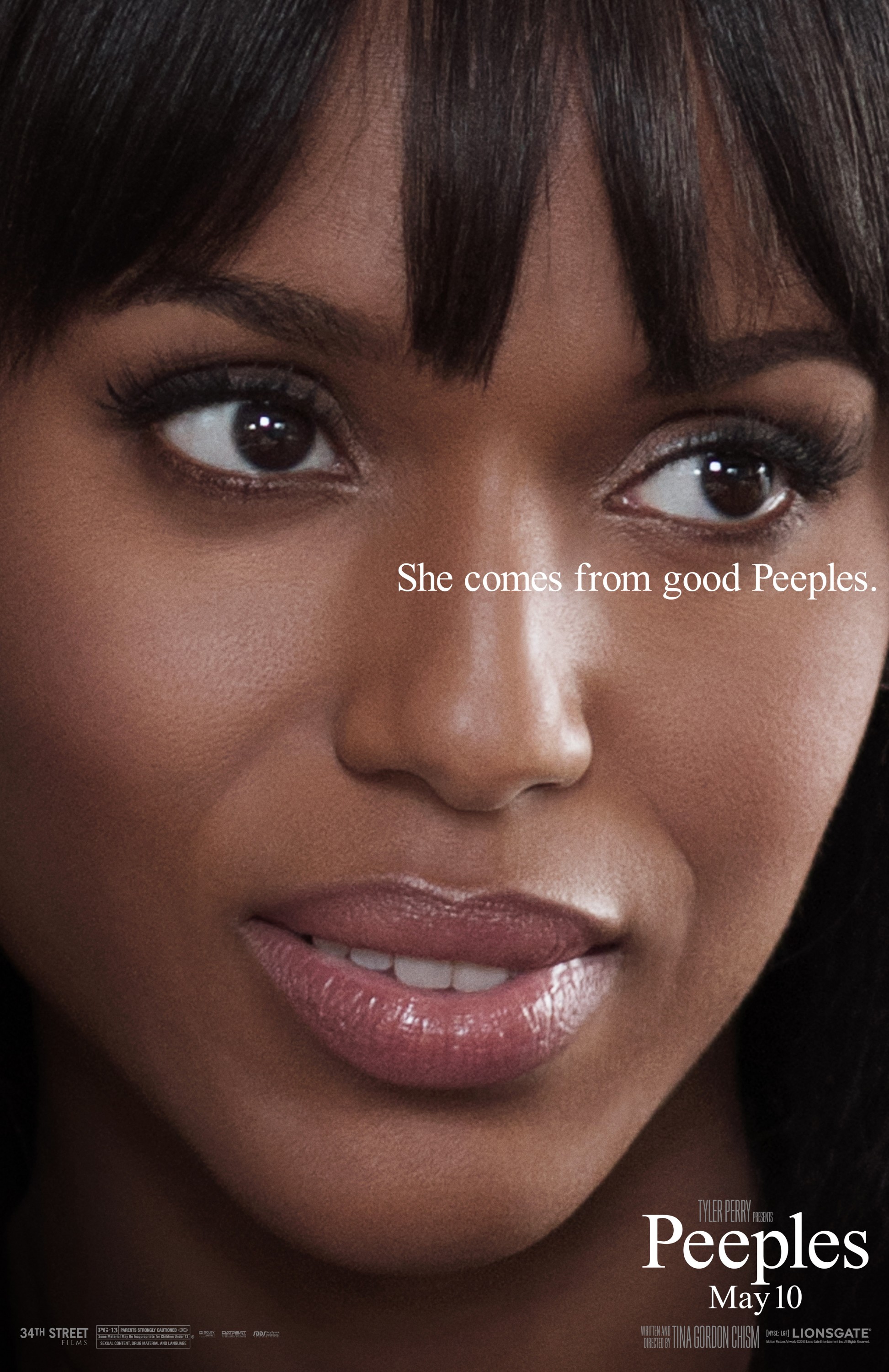 Mega Sized Movie Poster Image for Peeples (#1 of 4)