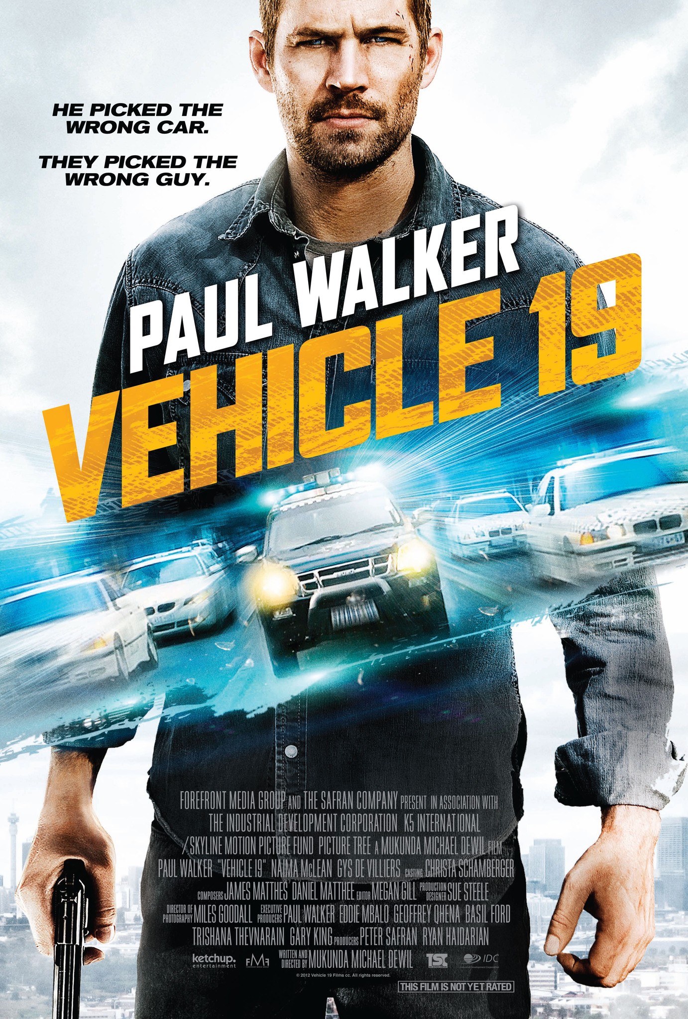 Mega Sized Movie Poster Image for Vehicle 19 (#3 of 3)