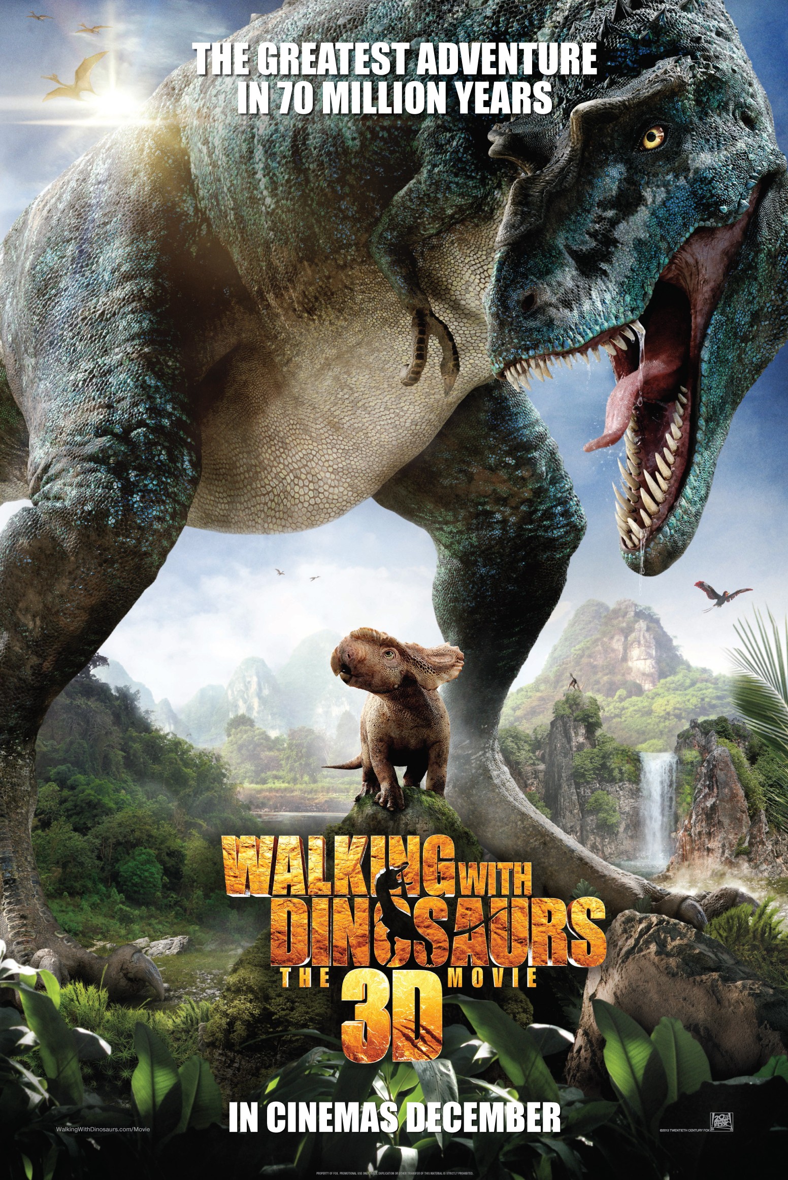Mega Sized Movie Poster Image for Walking with Dinosaurs 3D (#3 of 17)