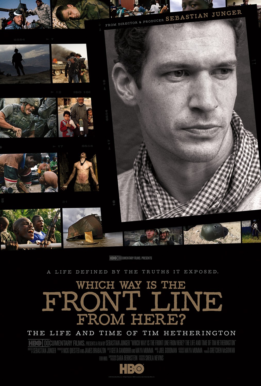 Extra Large Movie Poster Image for Which Way Is the Front Line from Here? The Life and Time of Tim Hetherington 