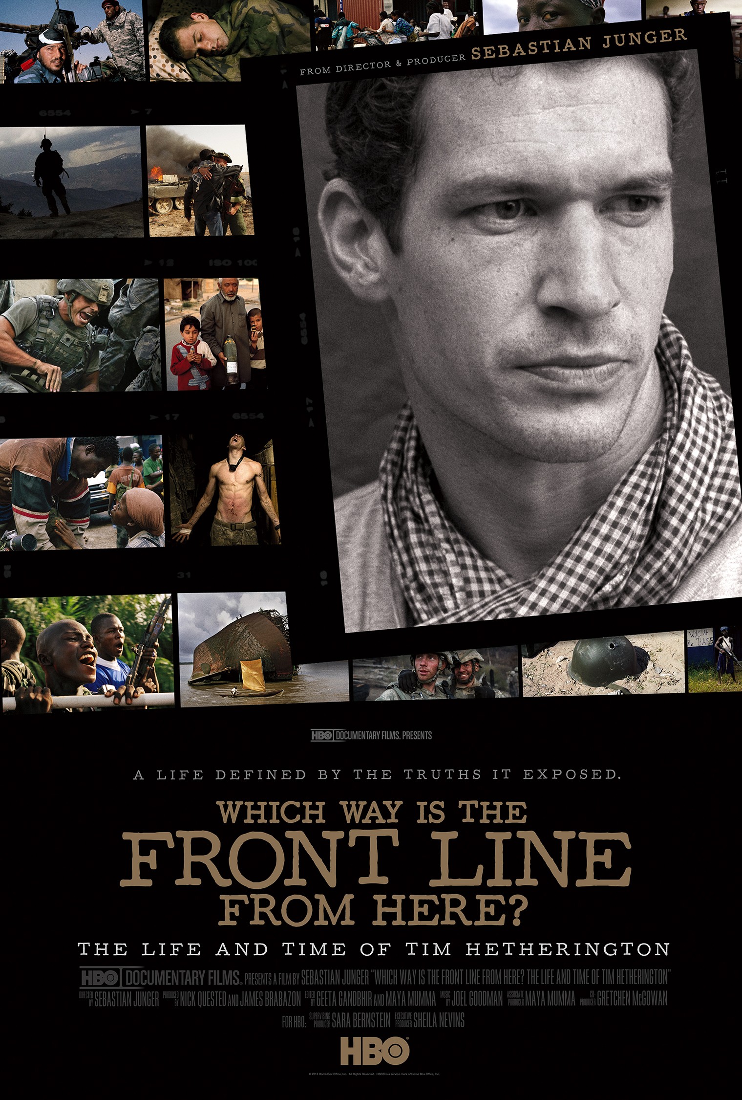 Mega Sized Movie Poster Image for Which Way Is the Front Line from Here? The Life and Time of Tim Hetherington 
