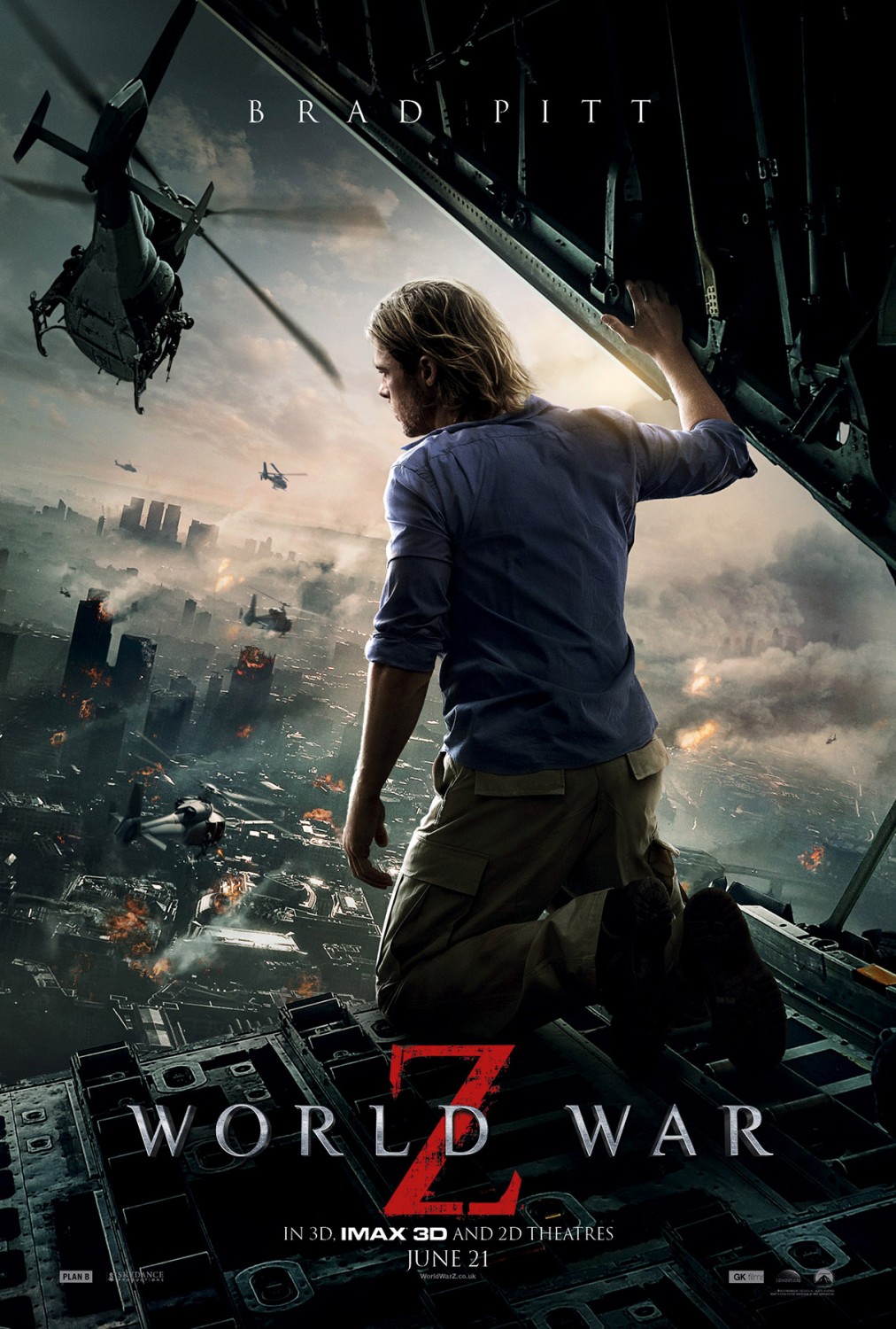Extra Large Movie Poster Image for World War Z (#2 of 17)