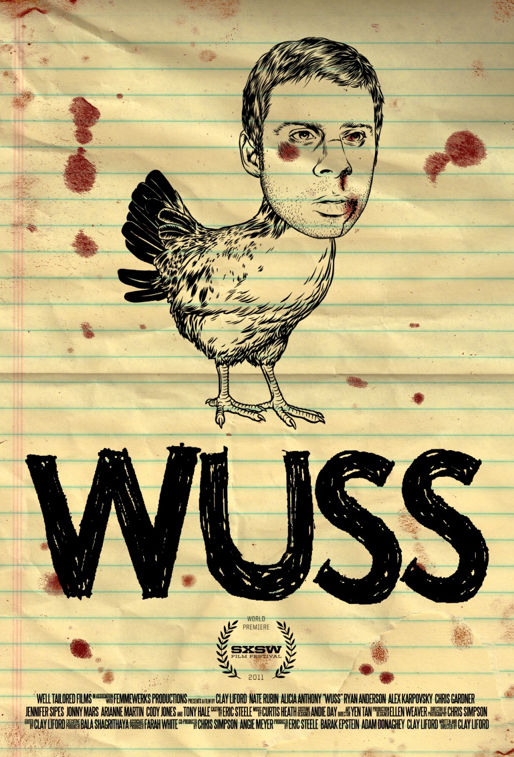 Extra Large Movie Poster Image for Wuss 