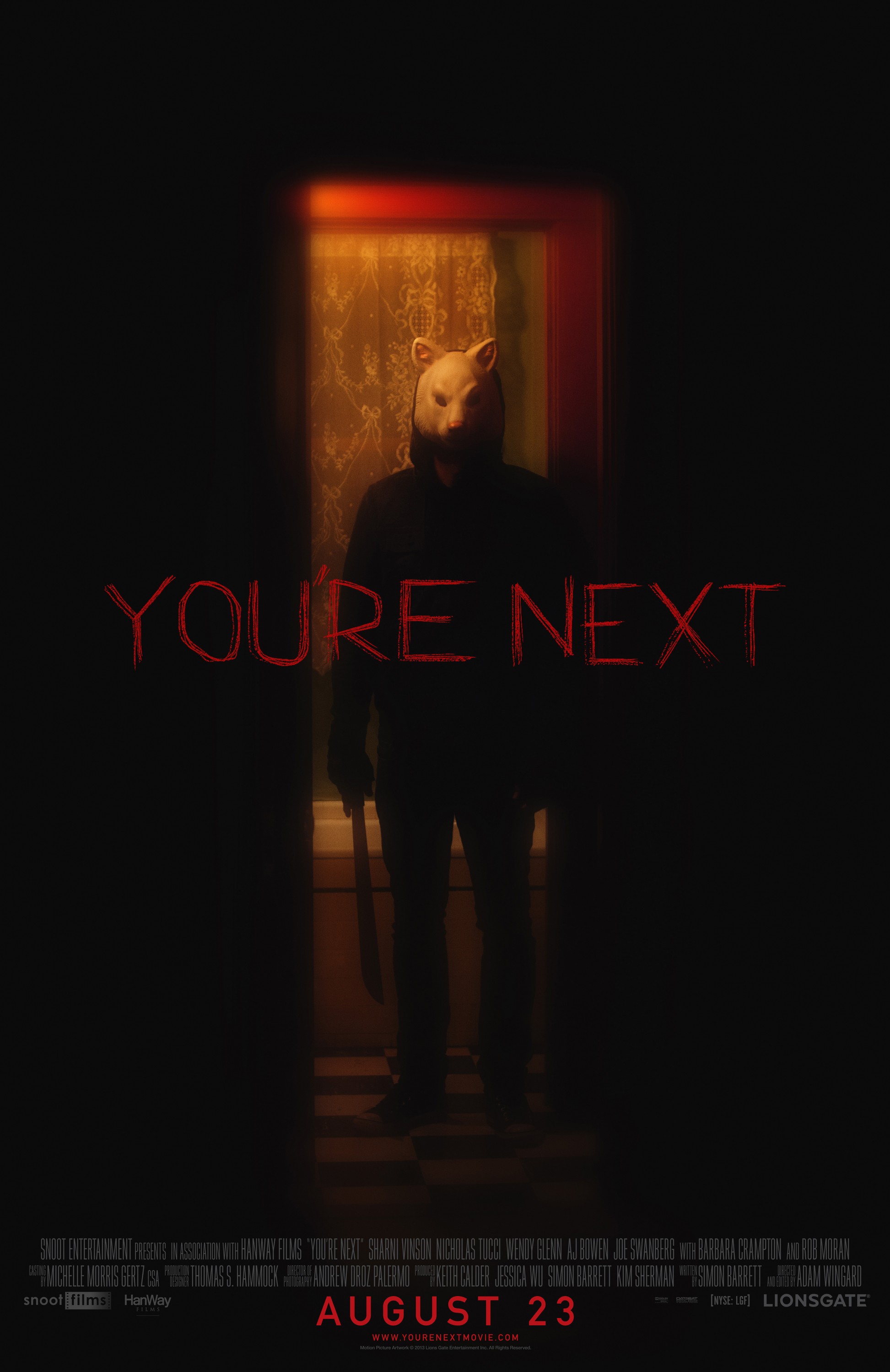 Mega Sized Movie Poster Image for You're Next (#6 of 19)