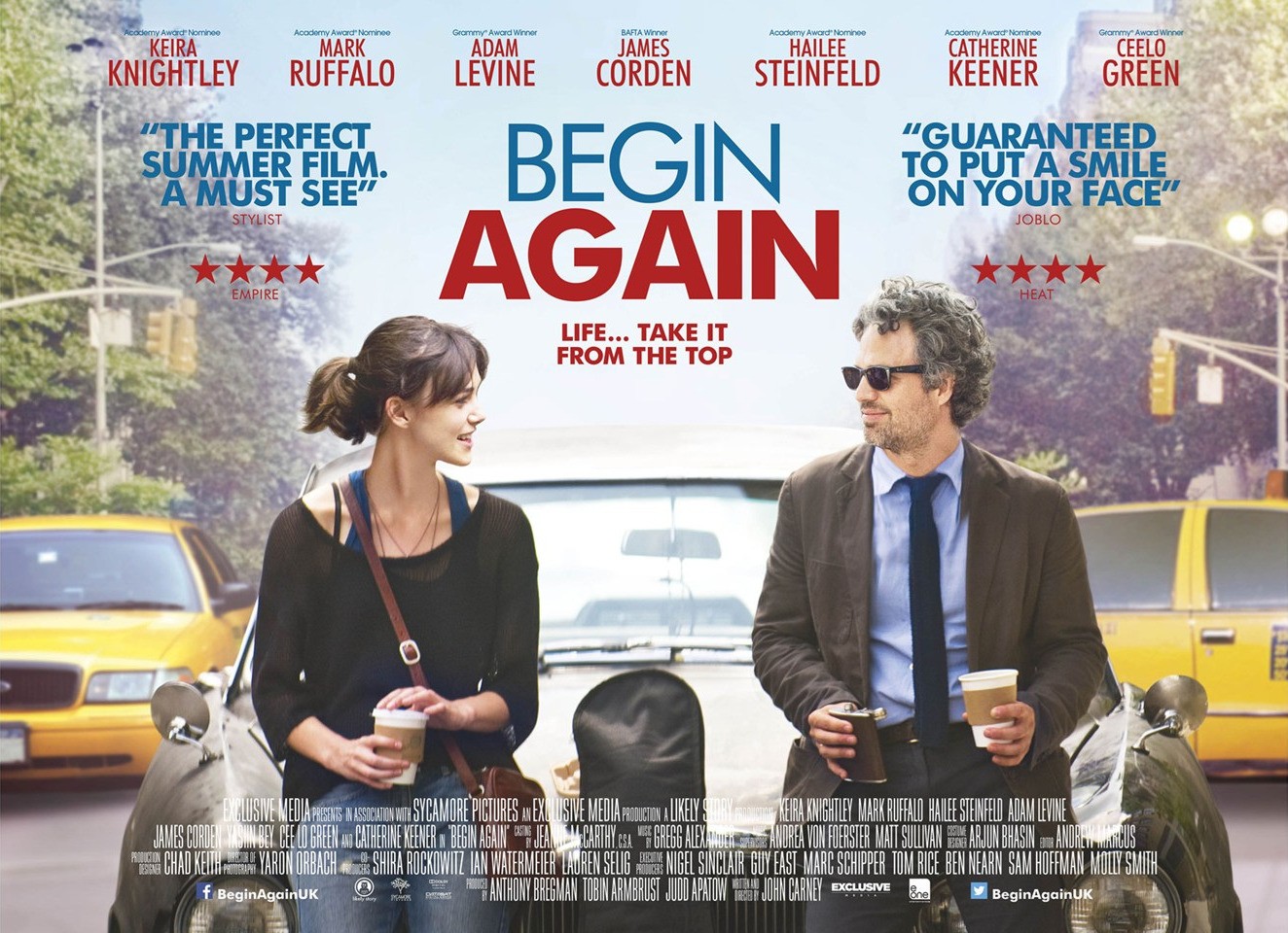 Extra Large Movie Poster Image for Begin Again (#2 of 3)