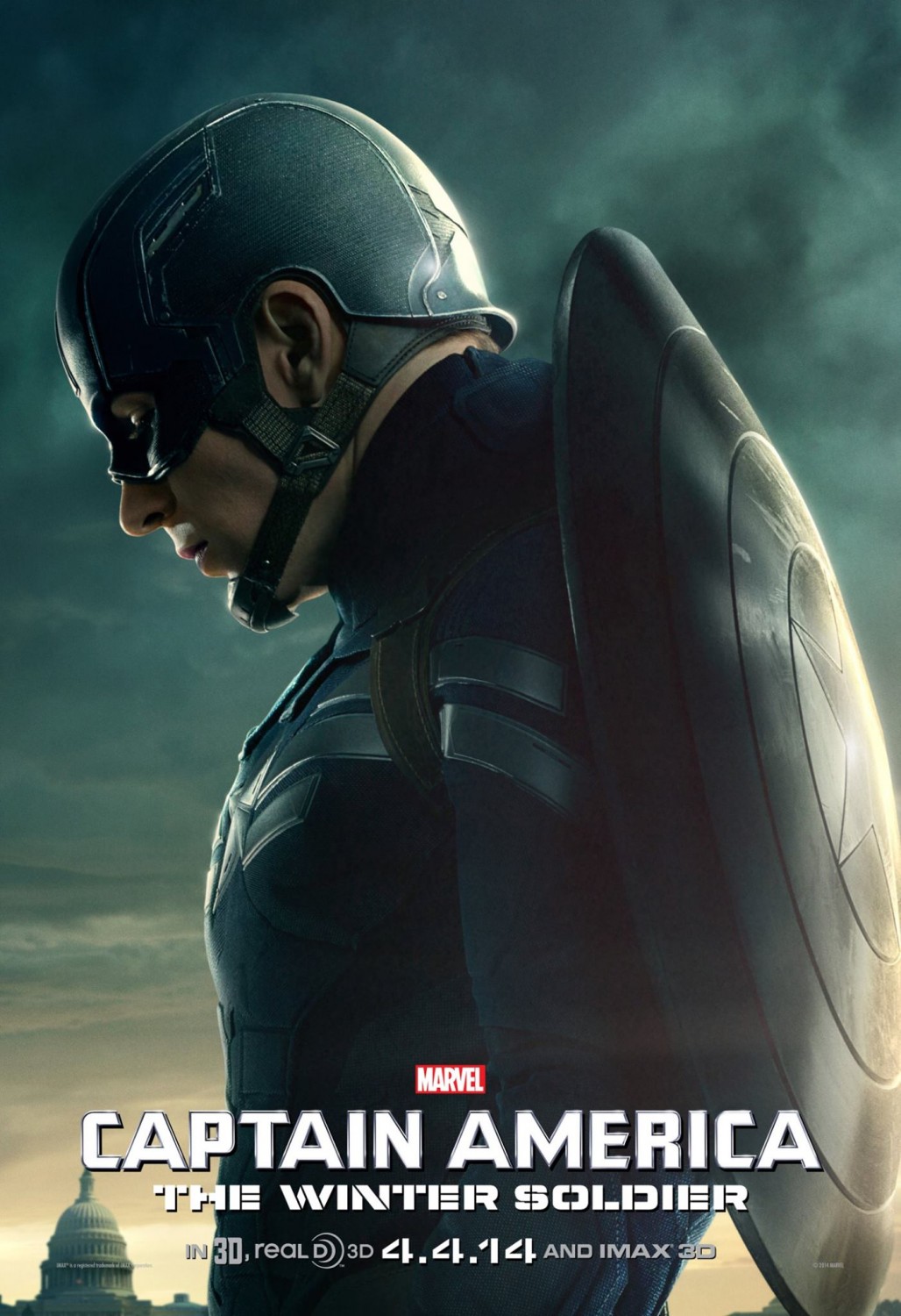 Extra Large Movie Poster Image for Captain America: The Winter Soldier (#3 of 21)