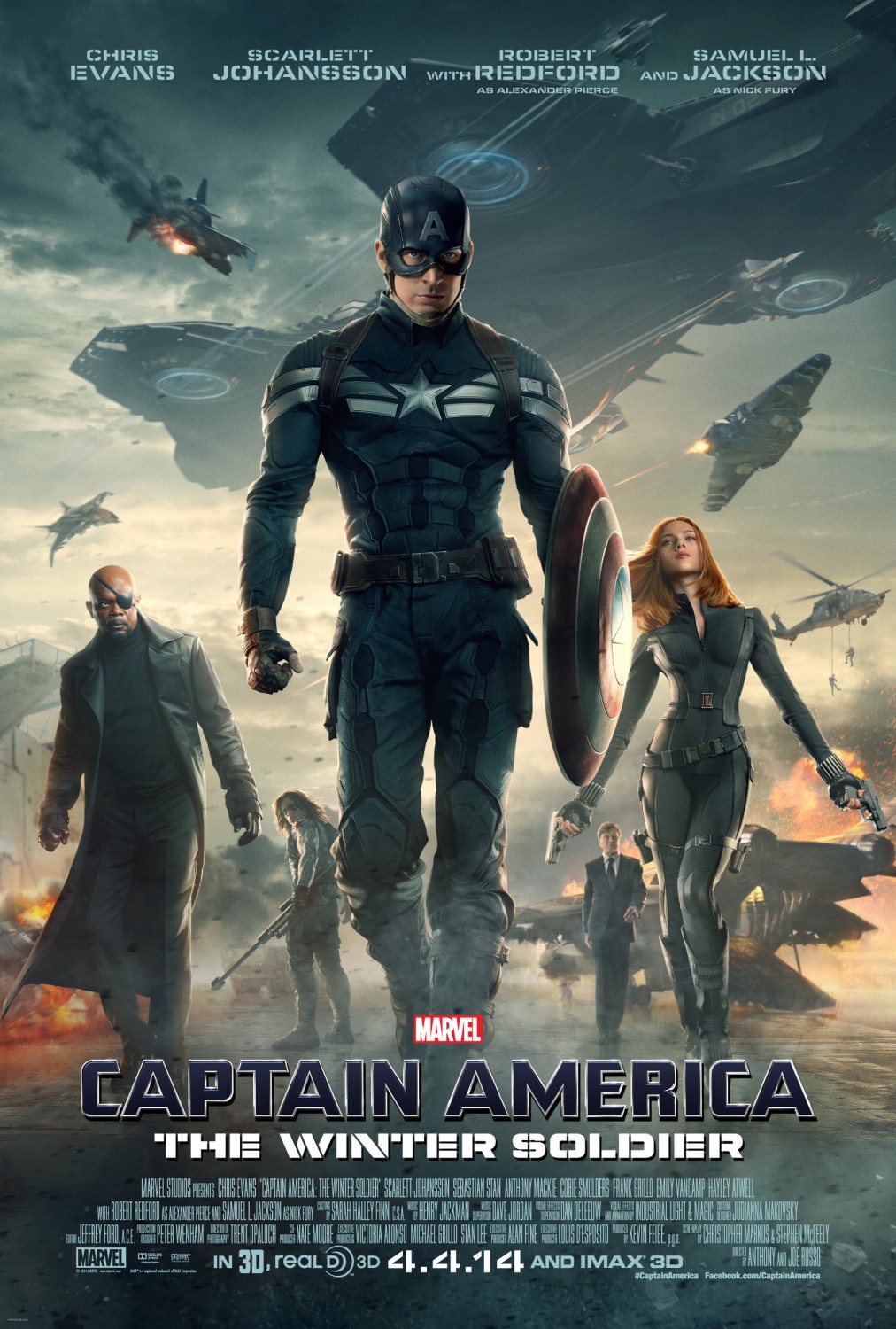 Extra Large Movie Poster Image for Captain America: The Winter Soldier (#7 of 21)