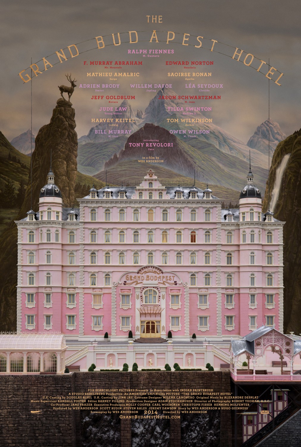 Extra Large Movie Poster Image for The Grand Budapest Hotel (#1 of 17)
