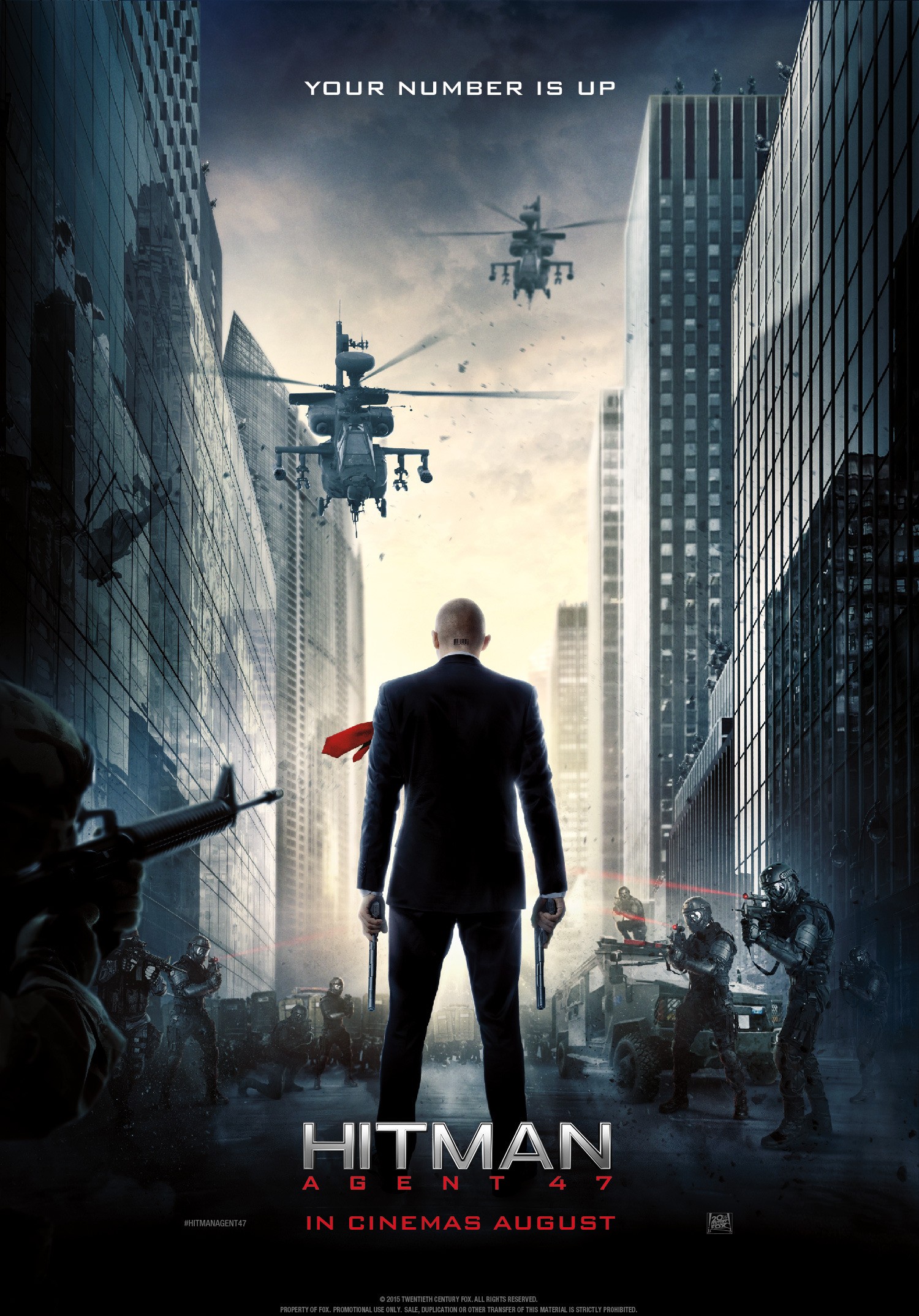 Mega Sized Movie Poster Image for Hitman: Agent 47 (#2 of 8)