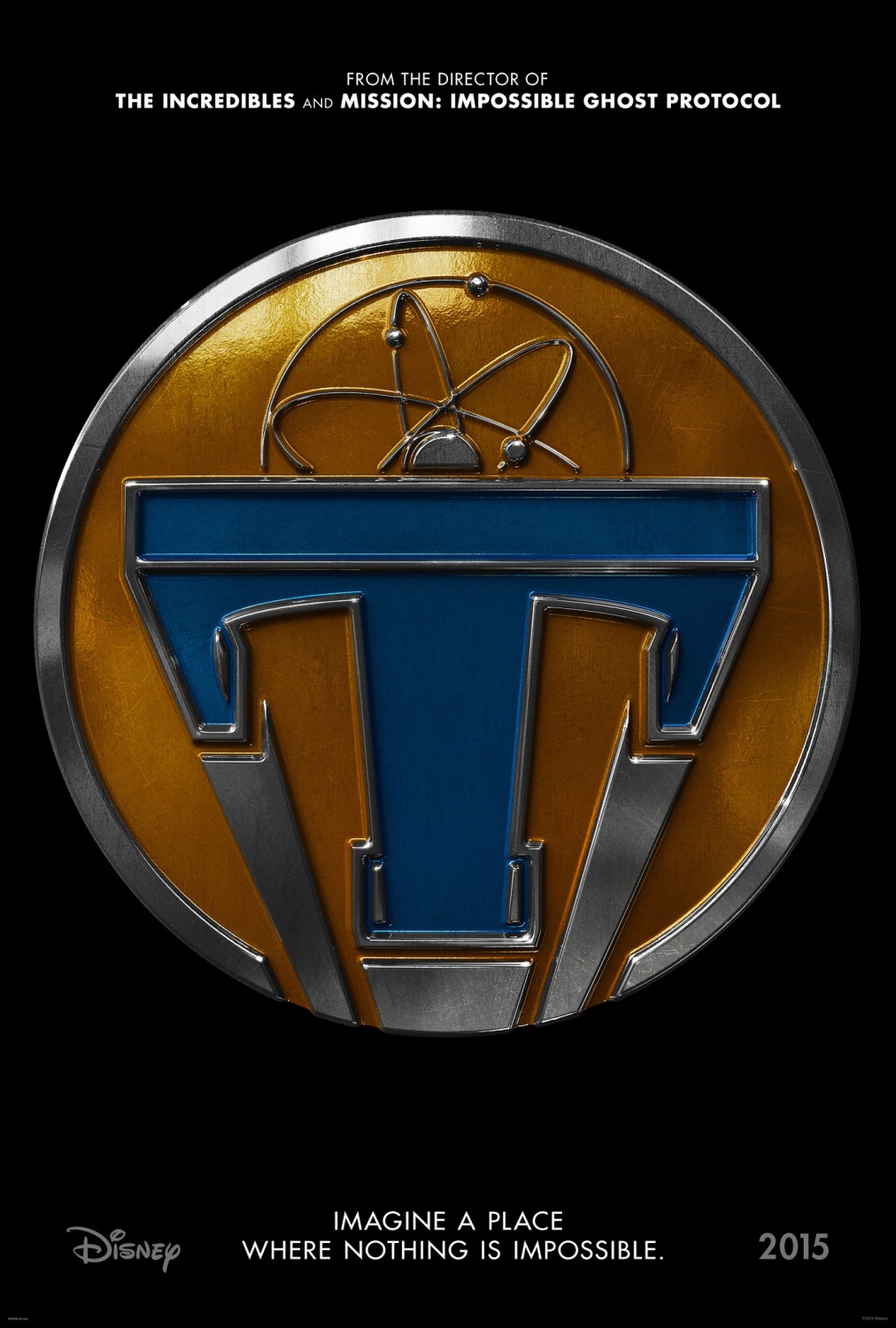 Extra Large Movie Poster Image for Tomorrowland (#1 of 13)