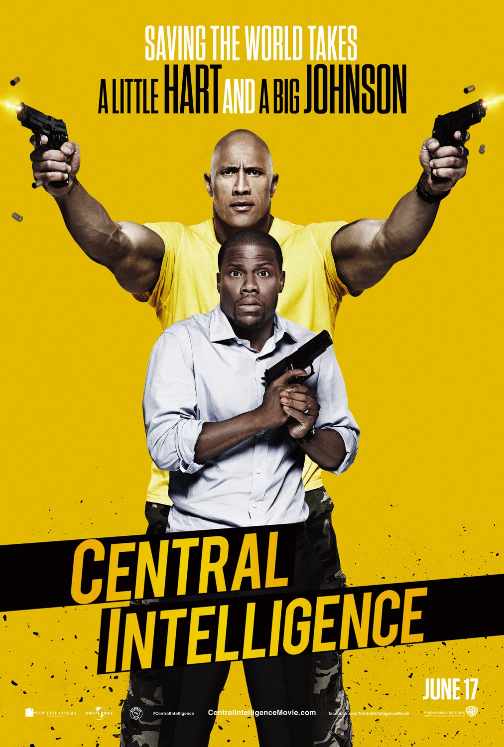 Extra Large Movie Poster Image for Central Intelligence (#2 of 3)