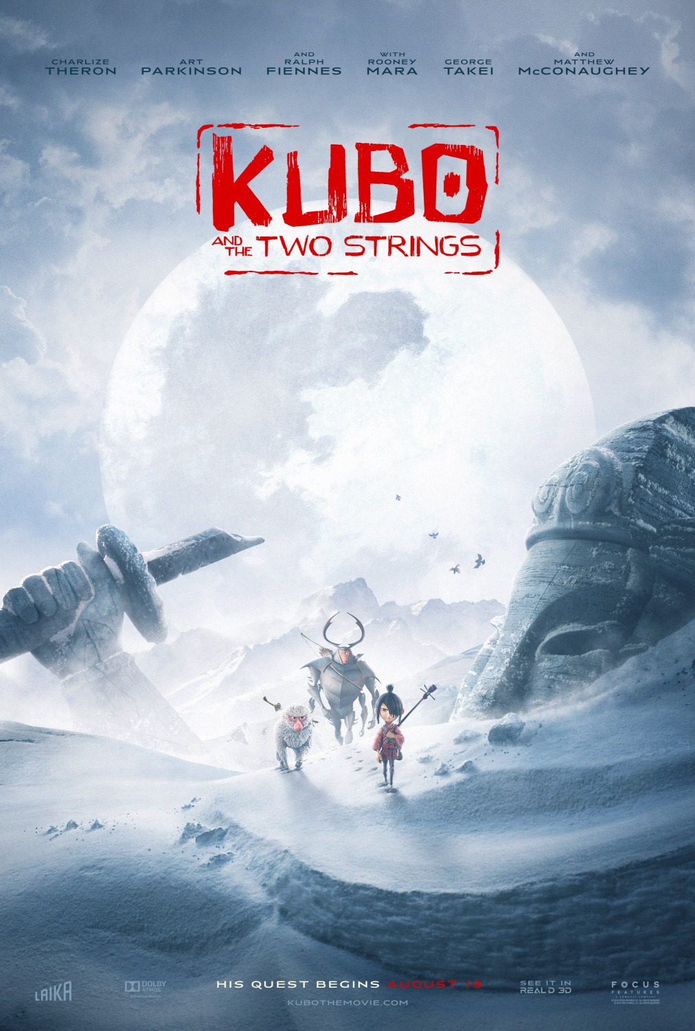 Extra Large Movie Poster Image for Kubo and the Two Strings (#11 of 15)