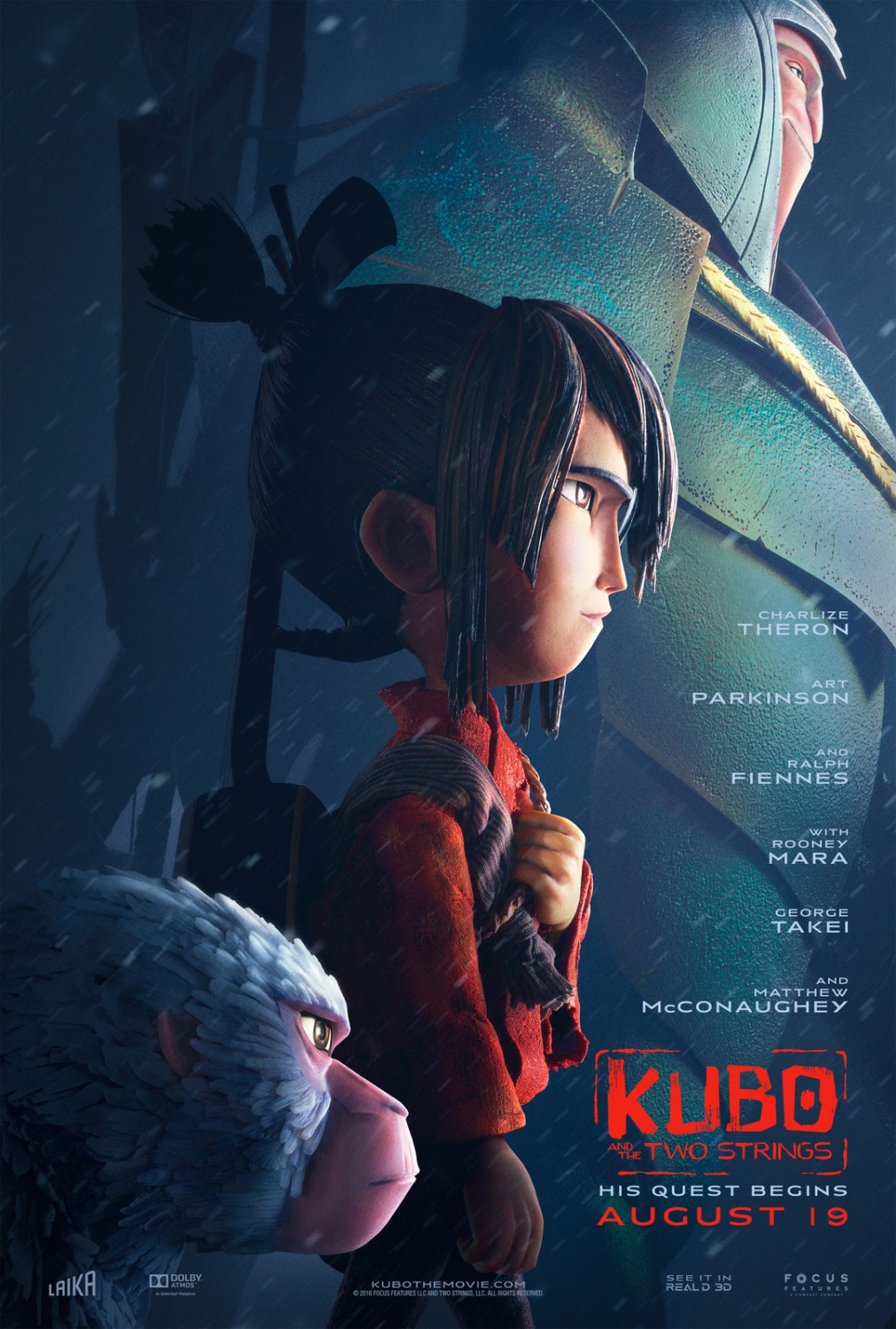 Extra Large Movie Poster Image for Kubo and the Two Strings (#12 of 15)