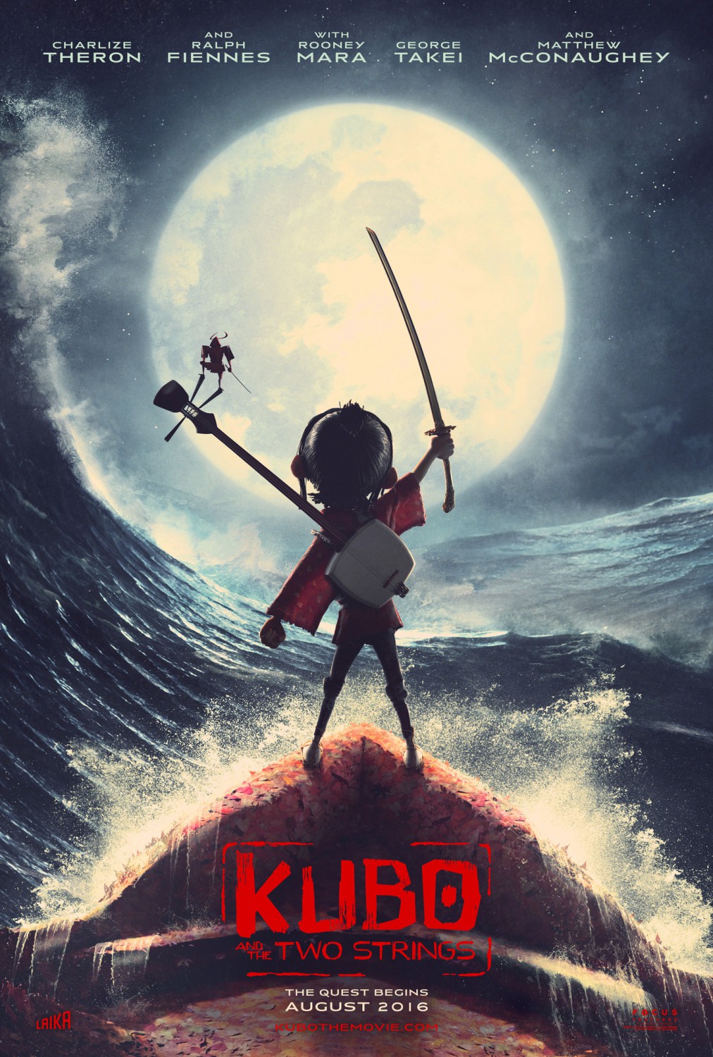Extra Large Movie Poster Image for Kubo and the Two Strings (#1 of 15)