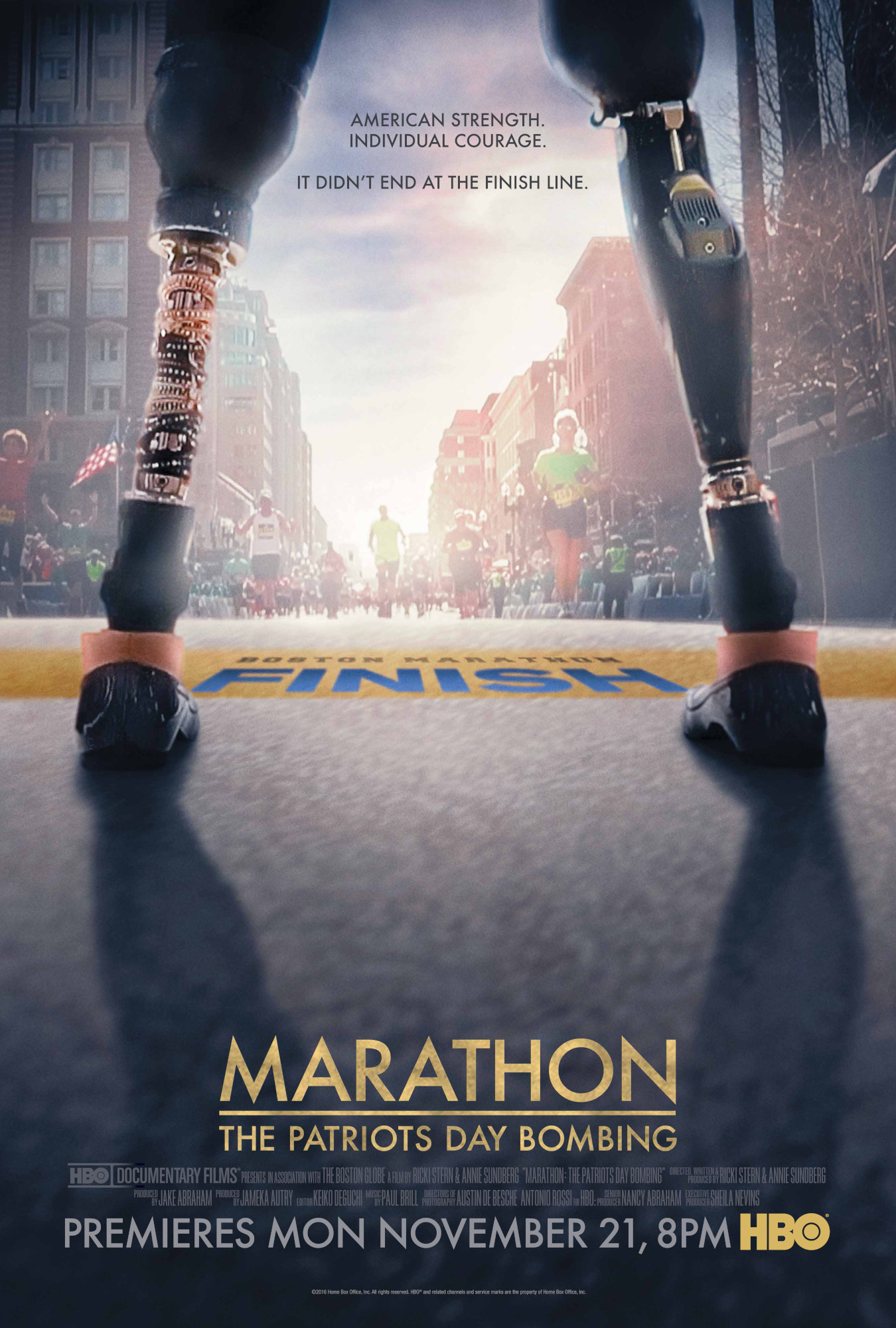 Mega Sized Movie Poster Image for Marathon: The Patriots Day Bombing 