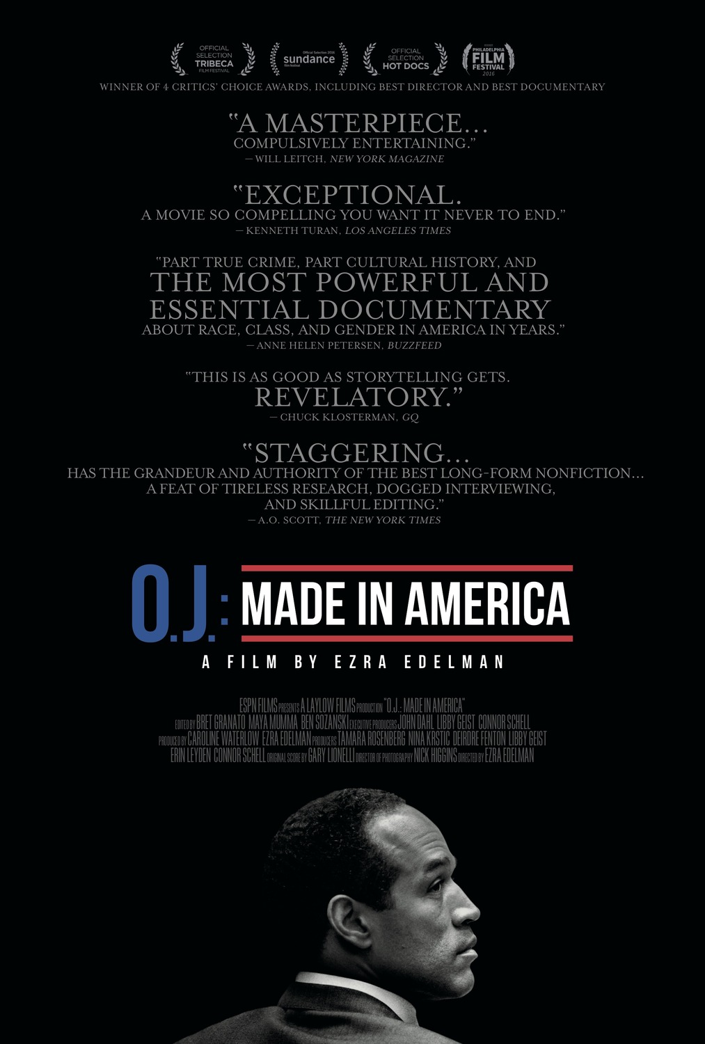Extra Large Movie Poster Image for O.J.: Made in America (#2 of 2)