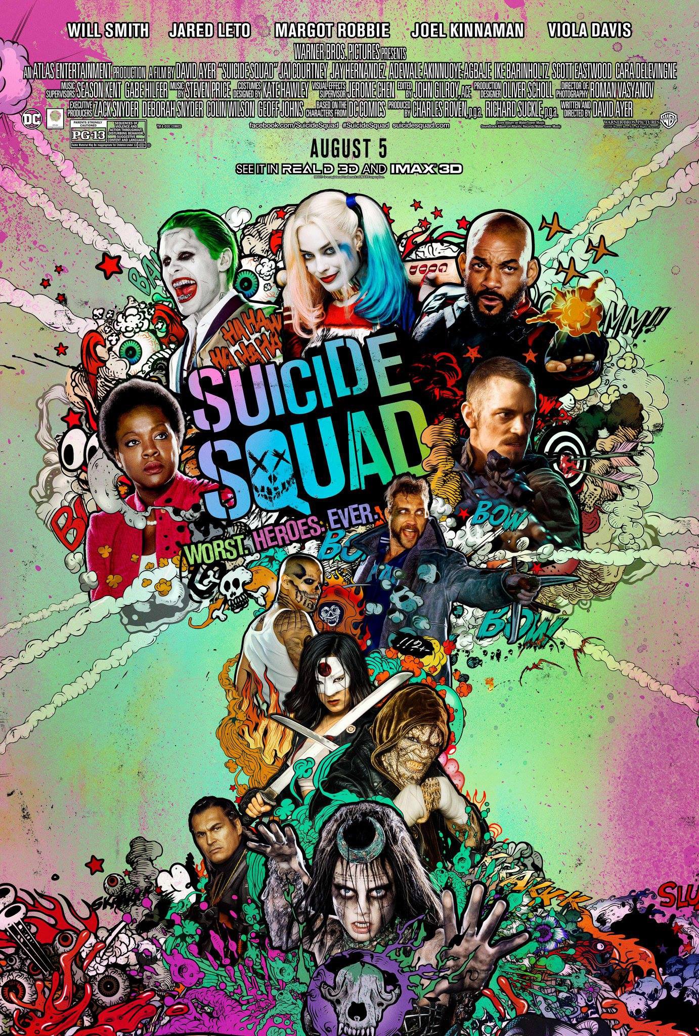 Mega Sized Movie Poster Image for Suicide Squad (#24 of 49)