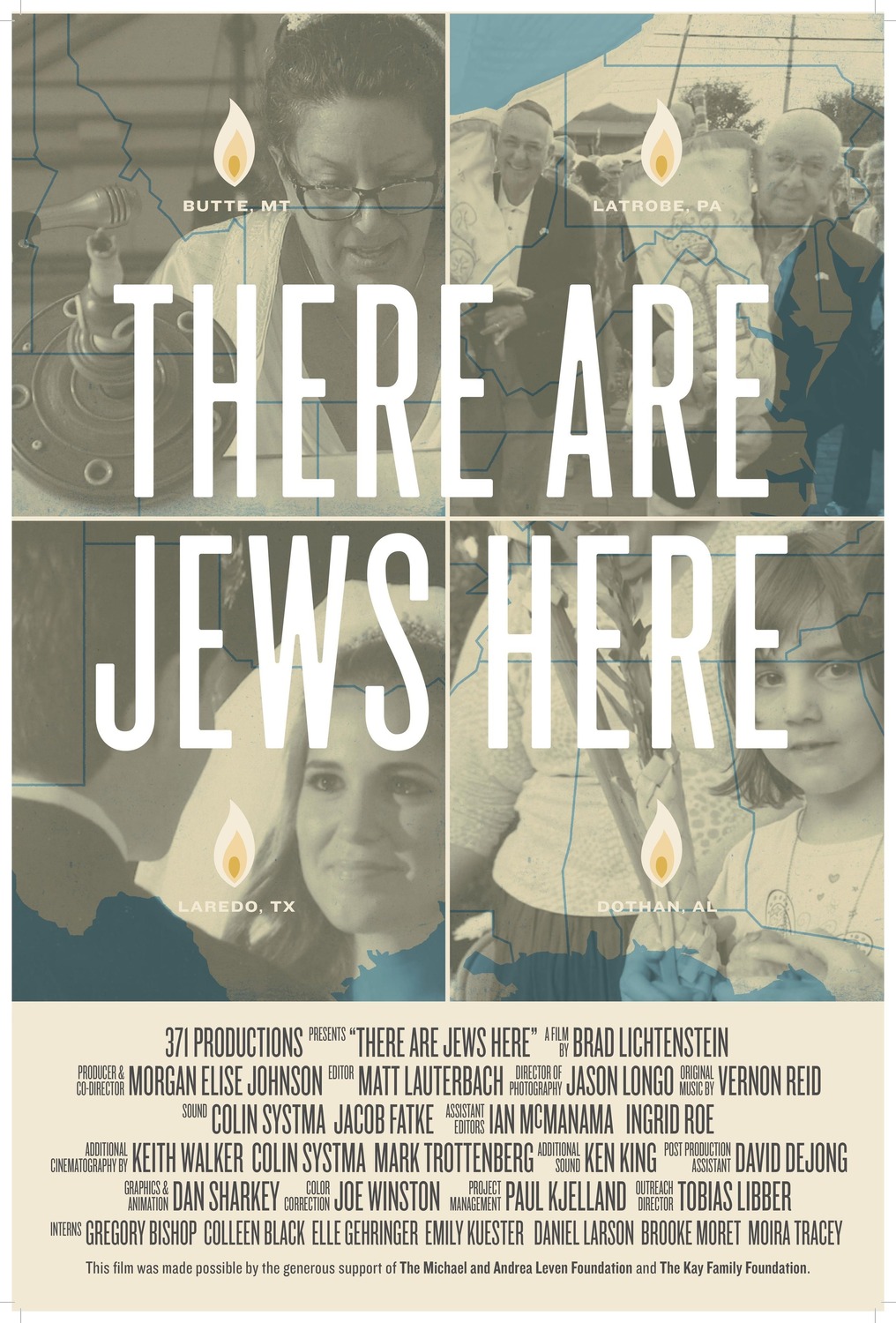 Extra Large Movie Poster Image for There Are Jews Here 