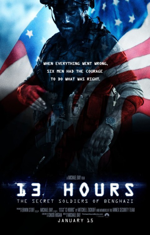 13 Hours: The Secret Soldiers of Benghazi Movie Poster