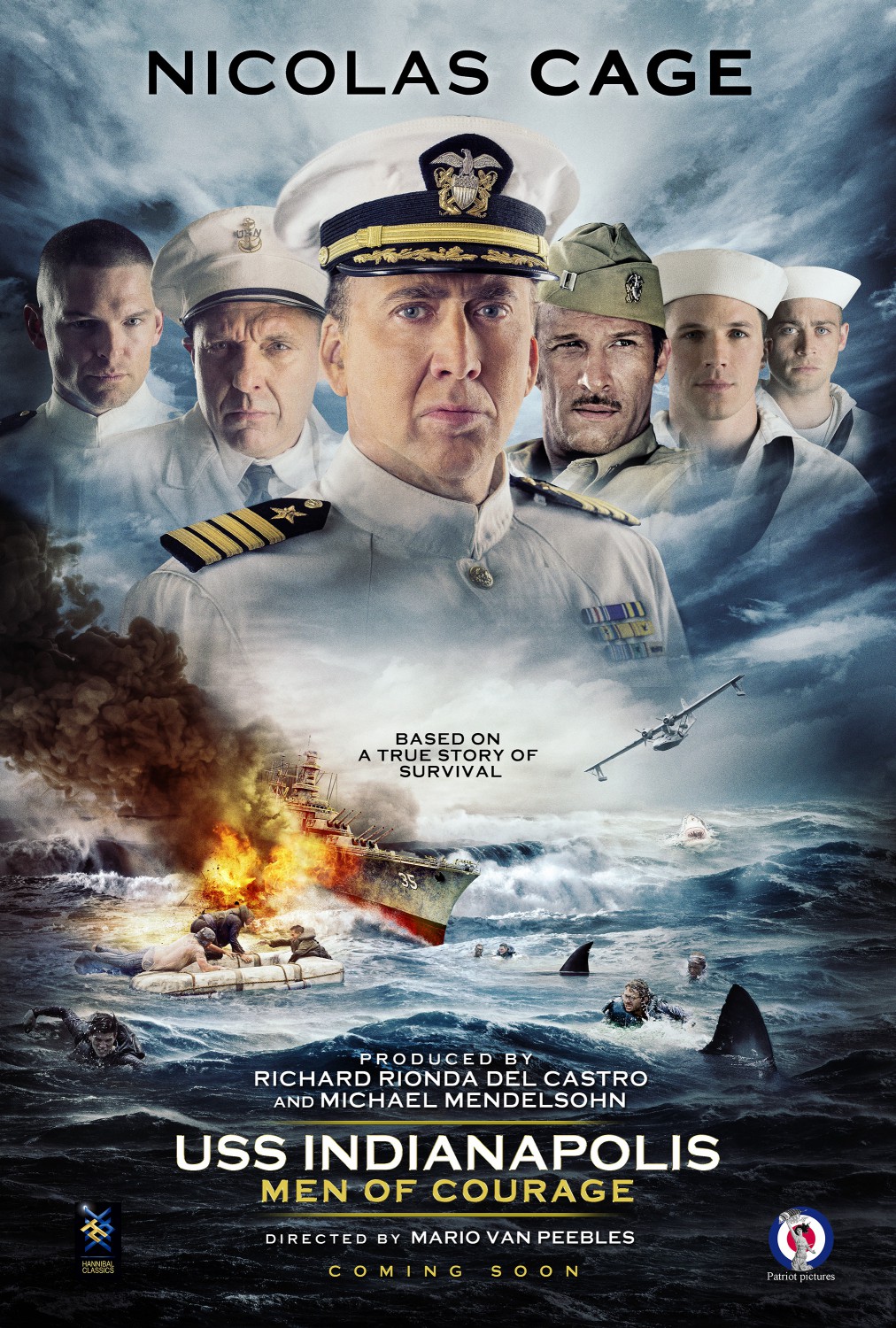 Extra Large Movie Poster Image for USS Indianapolis: Men of Courage (#1 of 5)