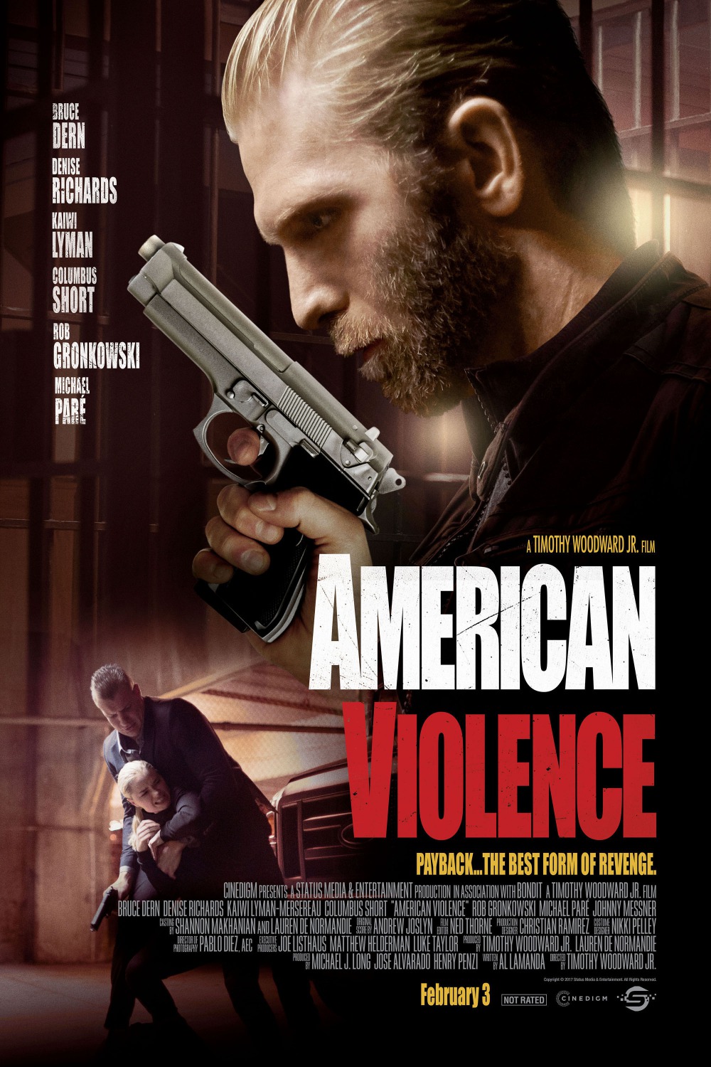 Extra Large Movie Poster Image for American Violence 